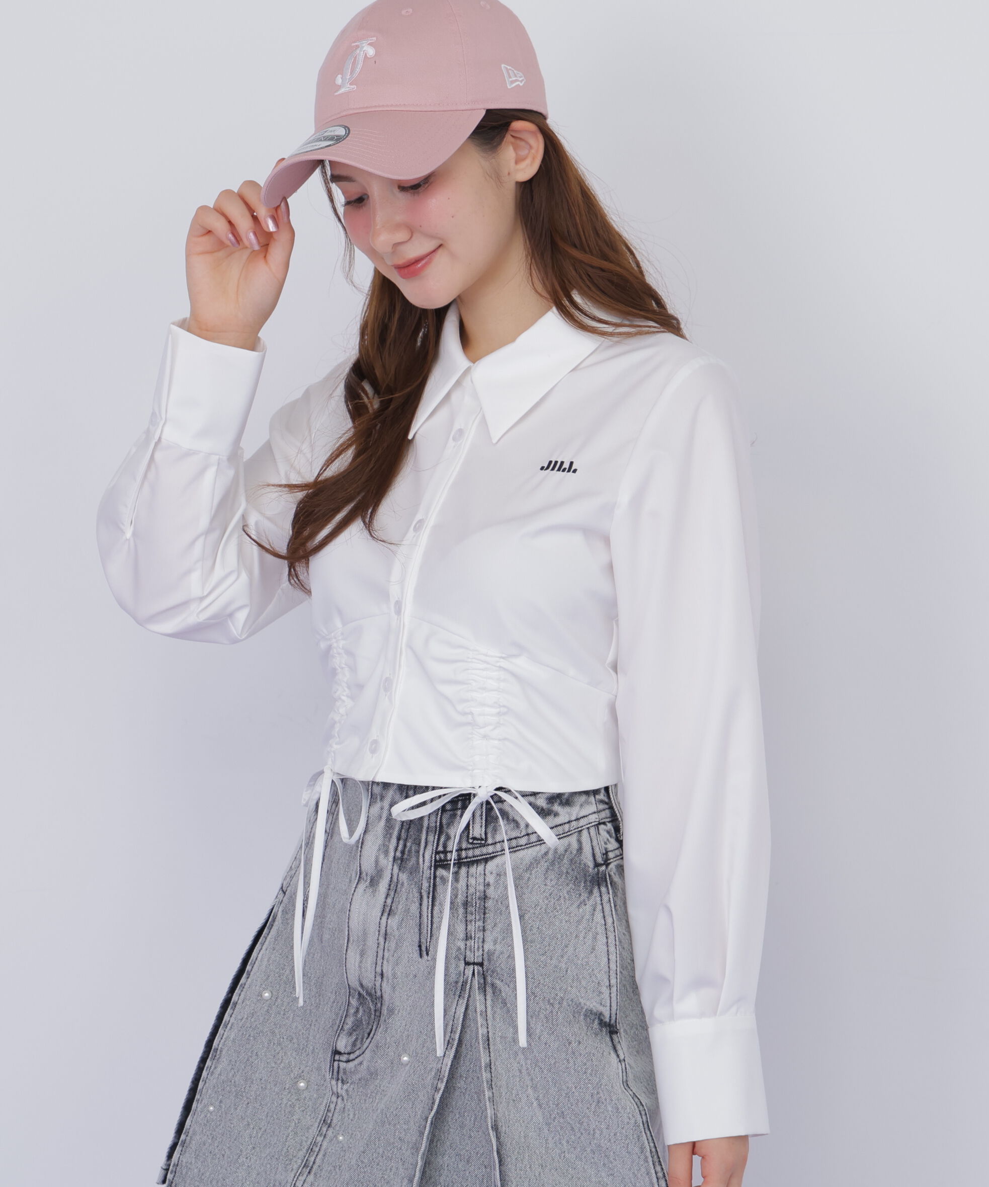  「ドロストビスチェシャツ」|シャツ・ブラウス|