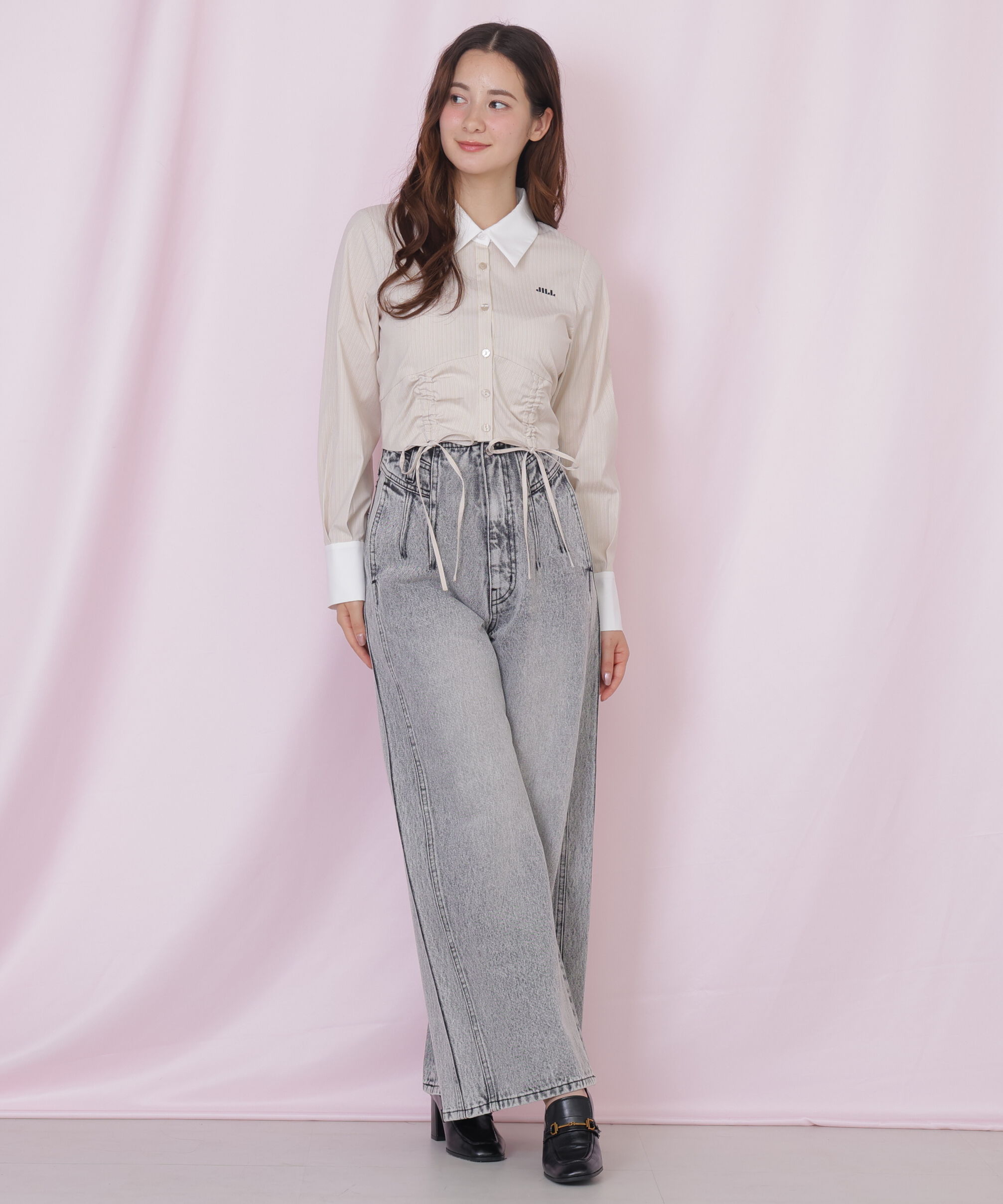  「ドロストビスチェシャツ」|シャツ・ブラウス|