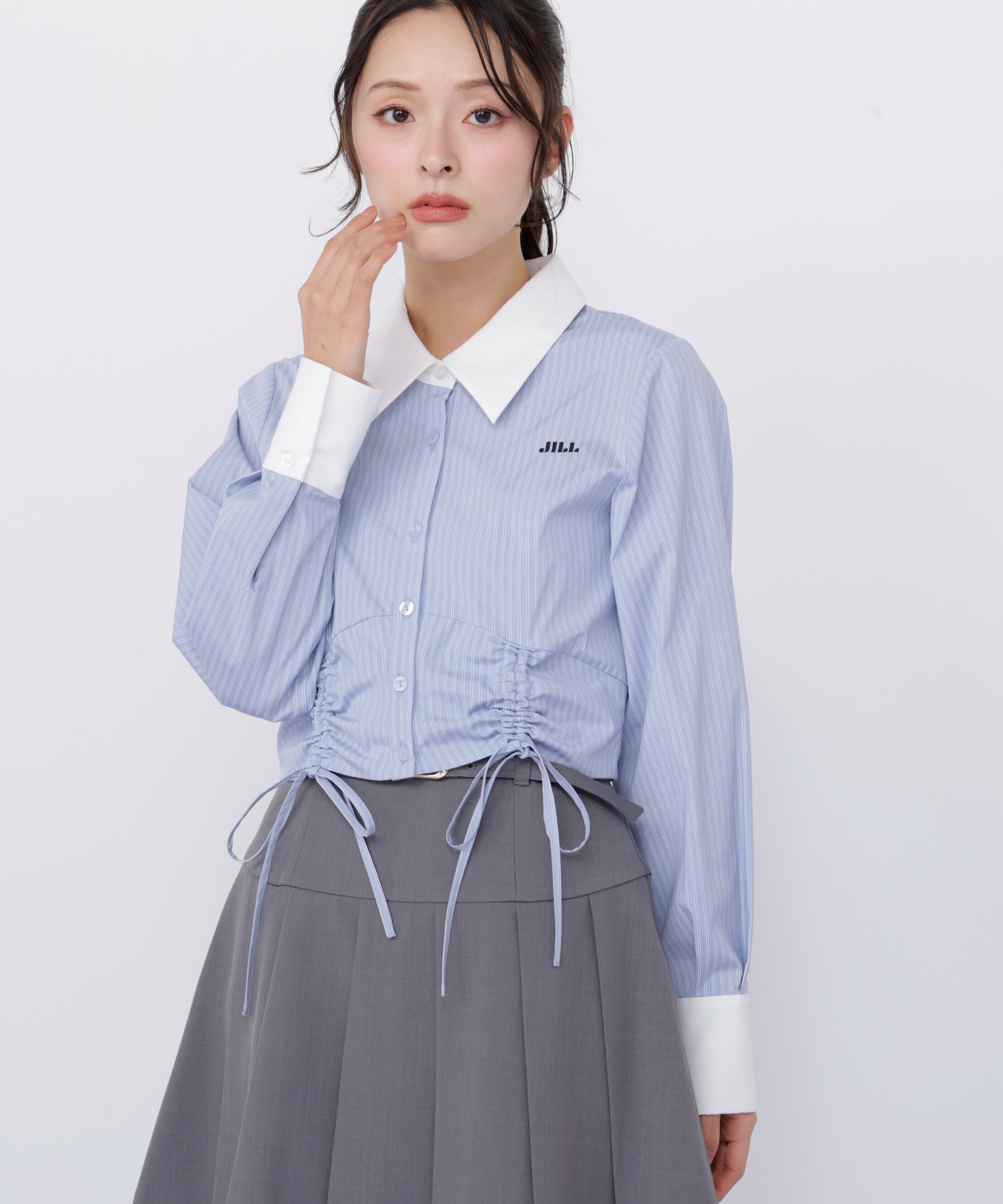  「ドロストビスチェシャツ」|シャツ・ブラウス|