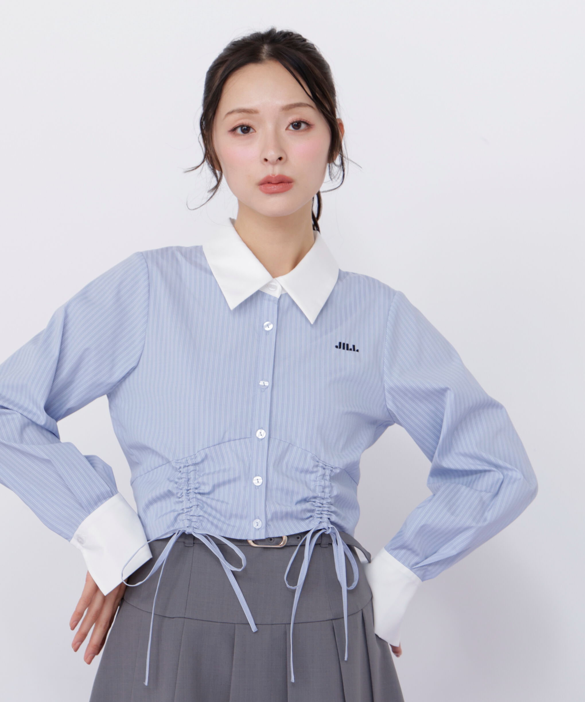  「ドロストビスチェシャツ」|シャツ・ブラウス|