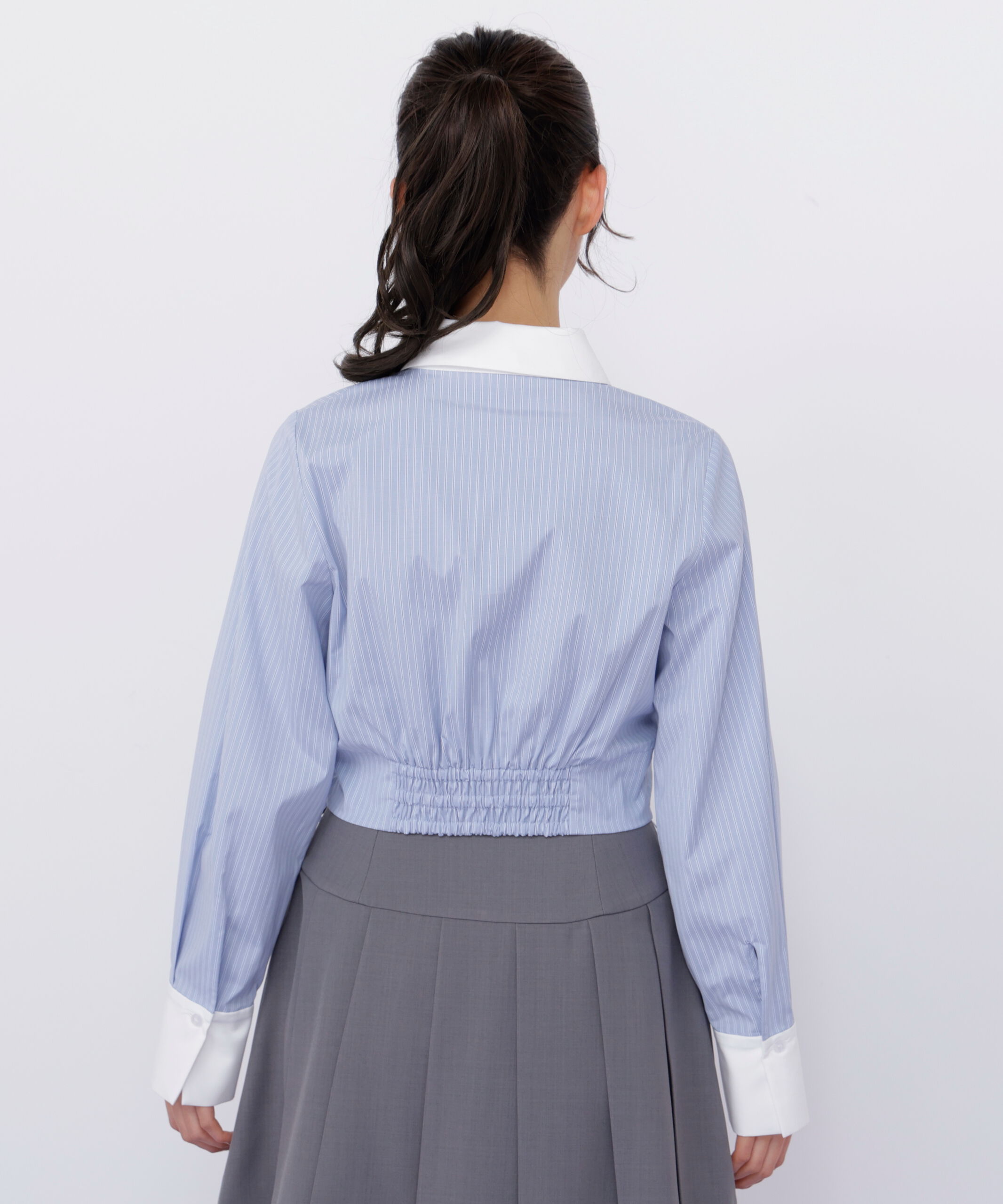  「ドロストビスチェシャツ」|シャツ・ブラウス|