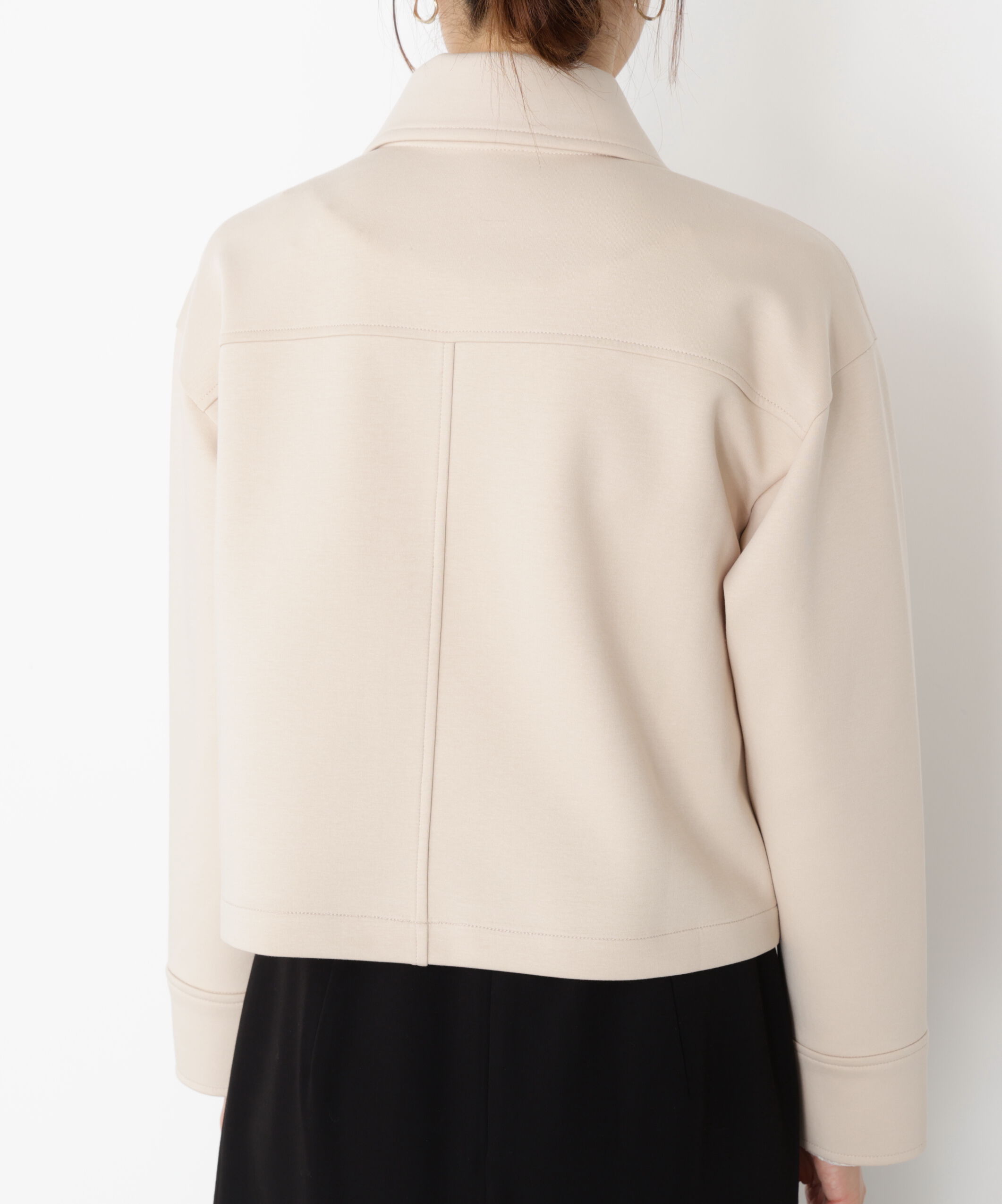 PROPORTION BODY DRESSING「襟付きジップカットジャケット 25AW」|ブルゾン・スタジャン|