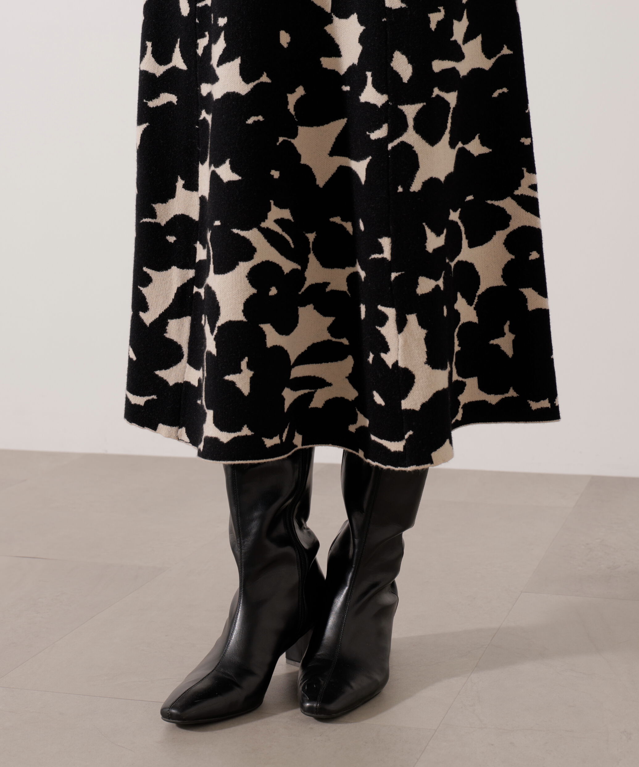 PROPORTION BODY DRESSING「ジャガードフラワーニットワンピース」|ワンピース|