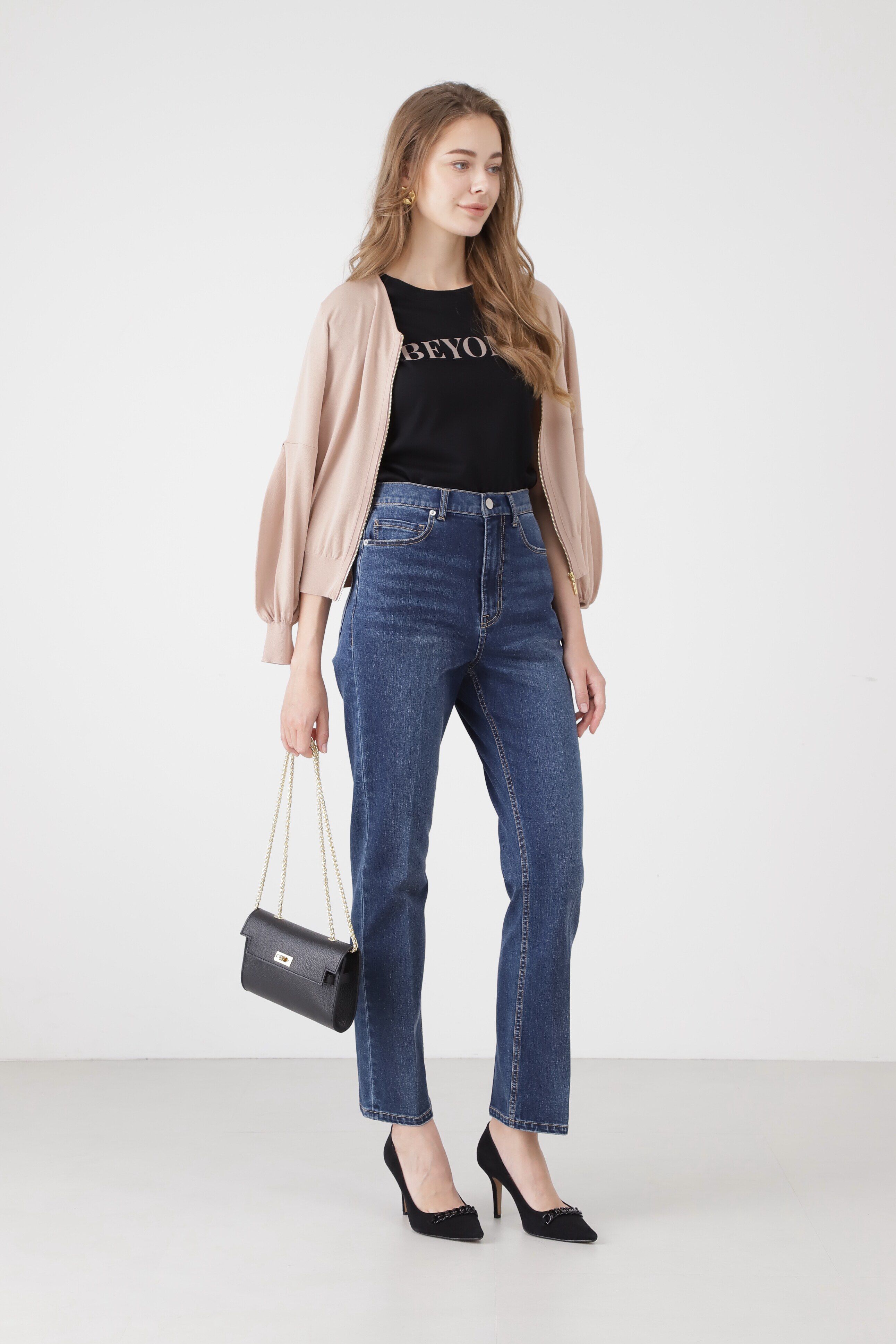  「ジップアップシアーニットブルゾン」|その他|