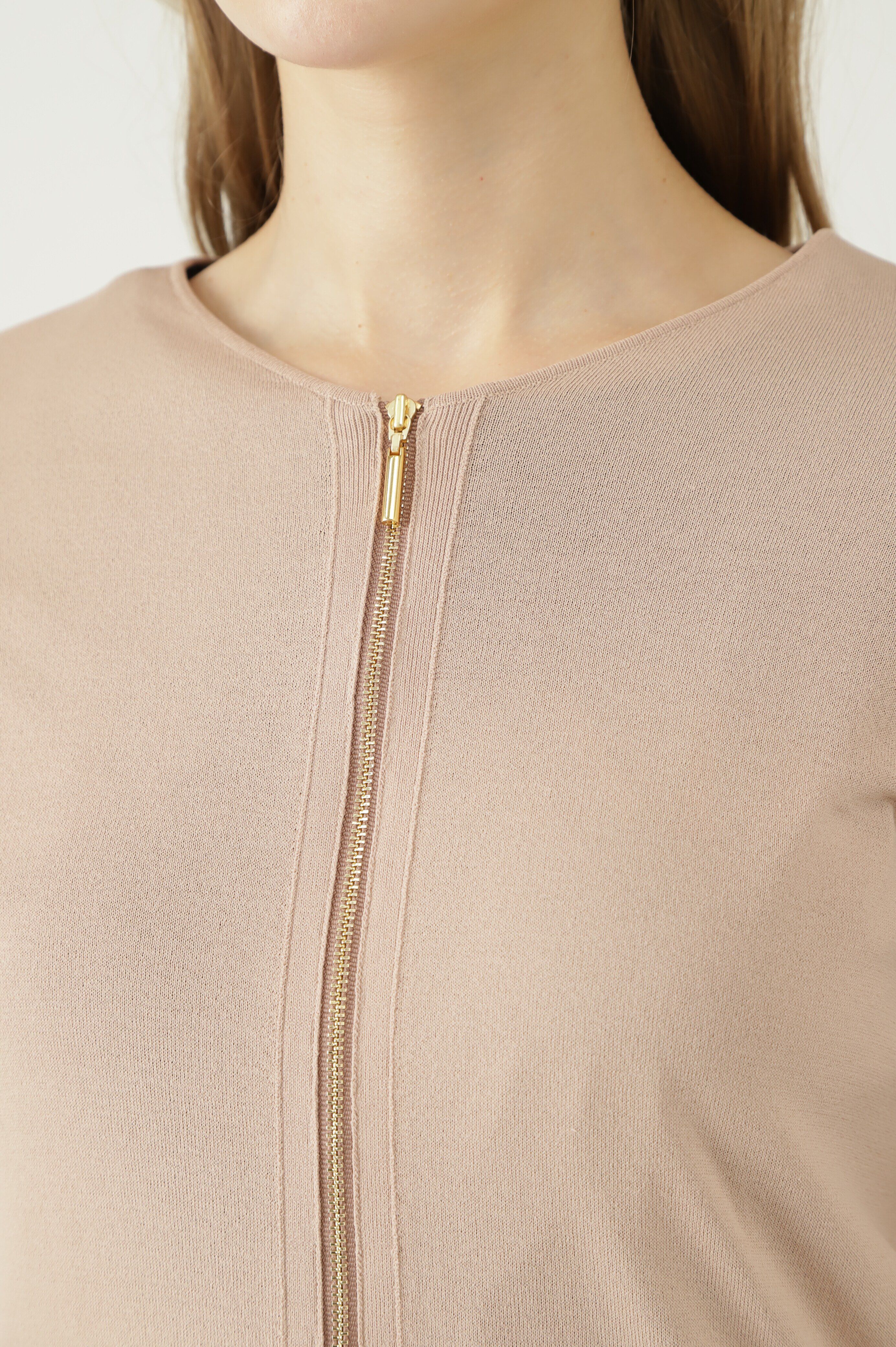  「ジップアップシアーニットブルゾン」|その他|