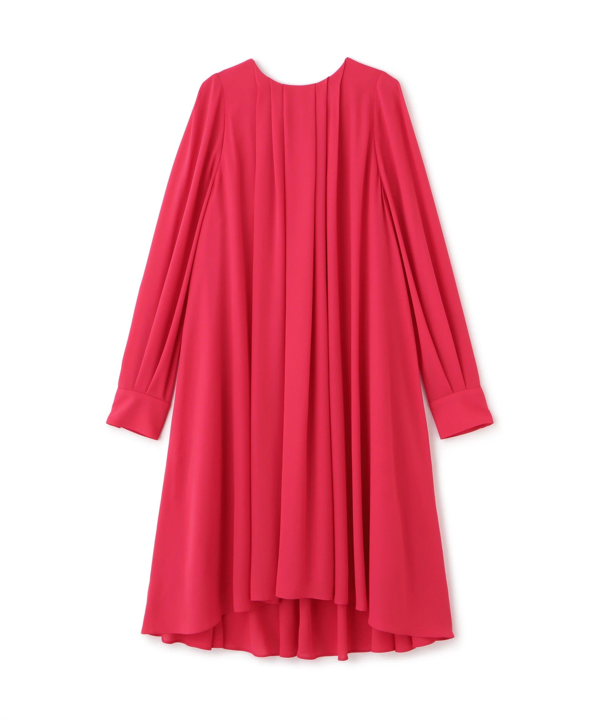  「◆タックフレアジョーゼットワンピース」|ワンピース|