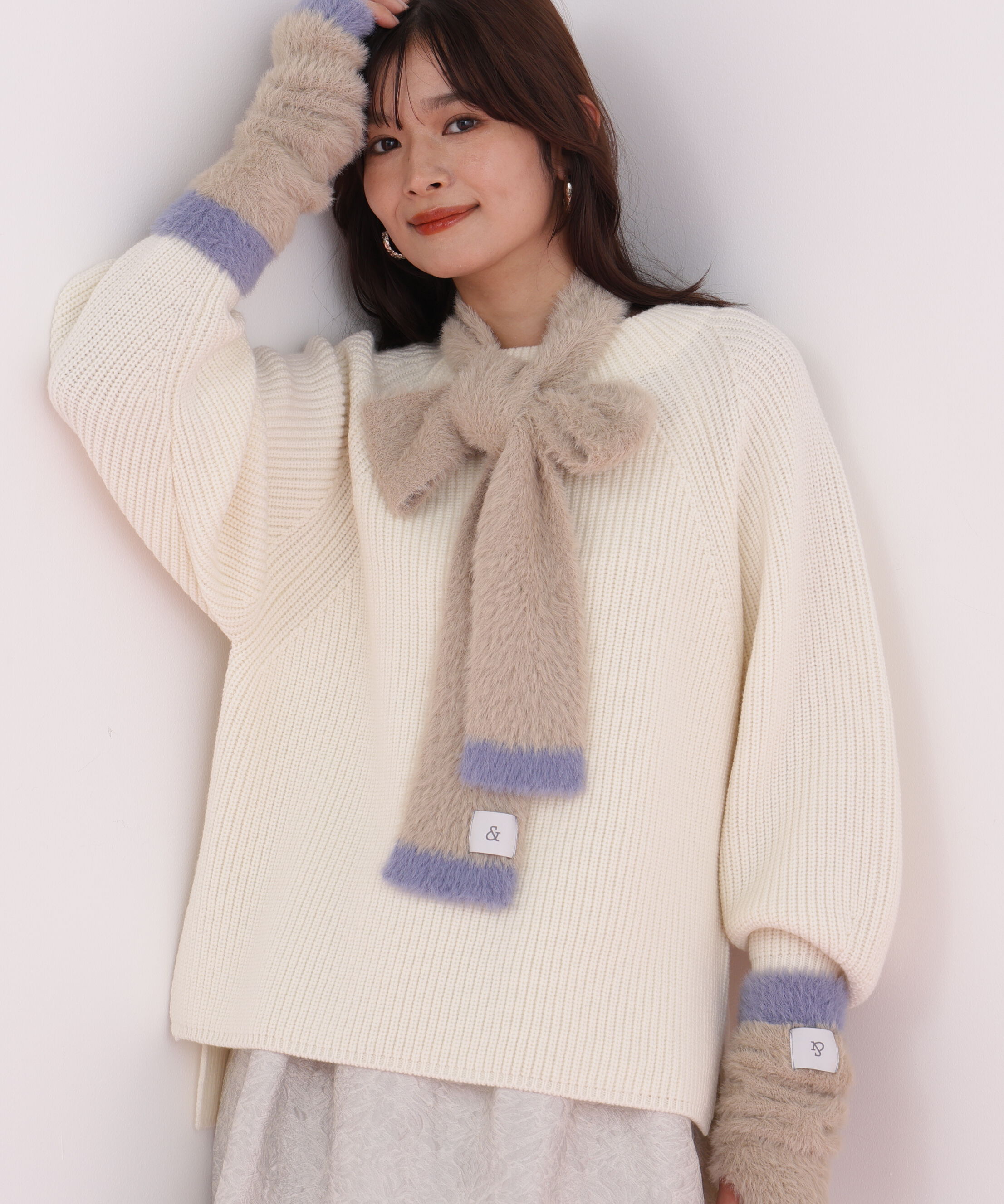  「［WEB限定］ストール＆ハンドウォーマーセット」|バンダナ・スカーフ|