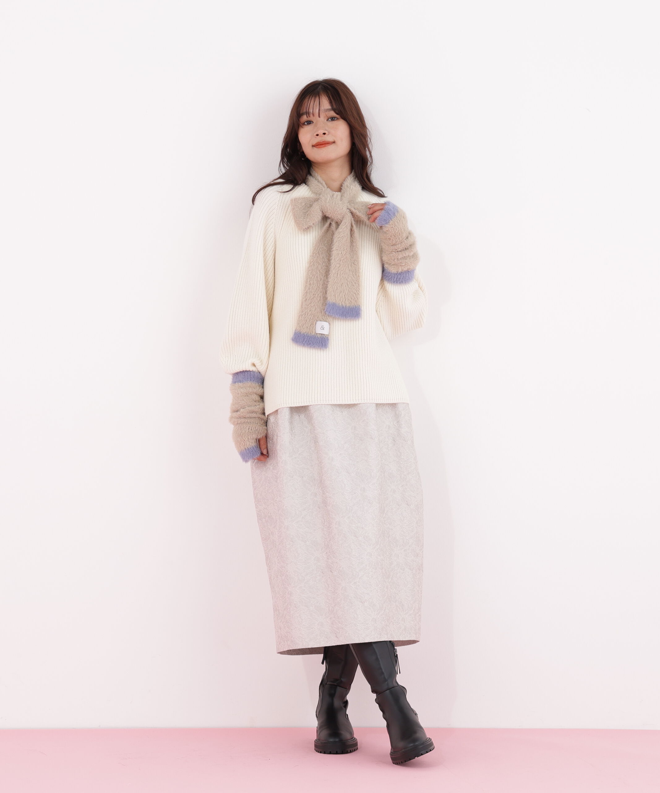  「［WEB限定］ストール＆ハンドウォーマーセット」|バンダナ・スカーフ|