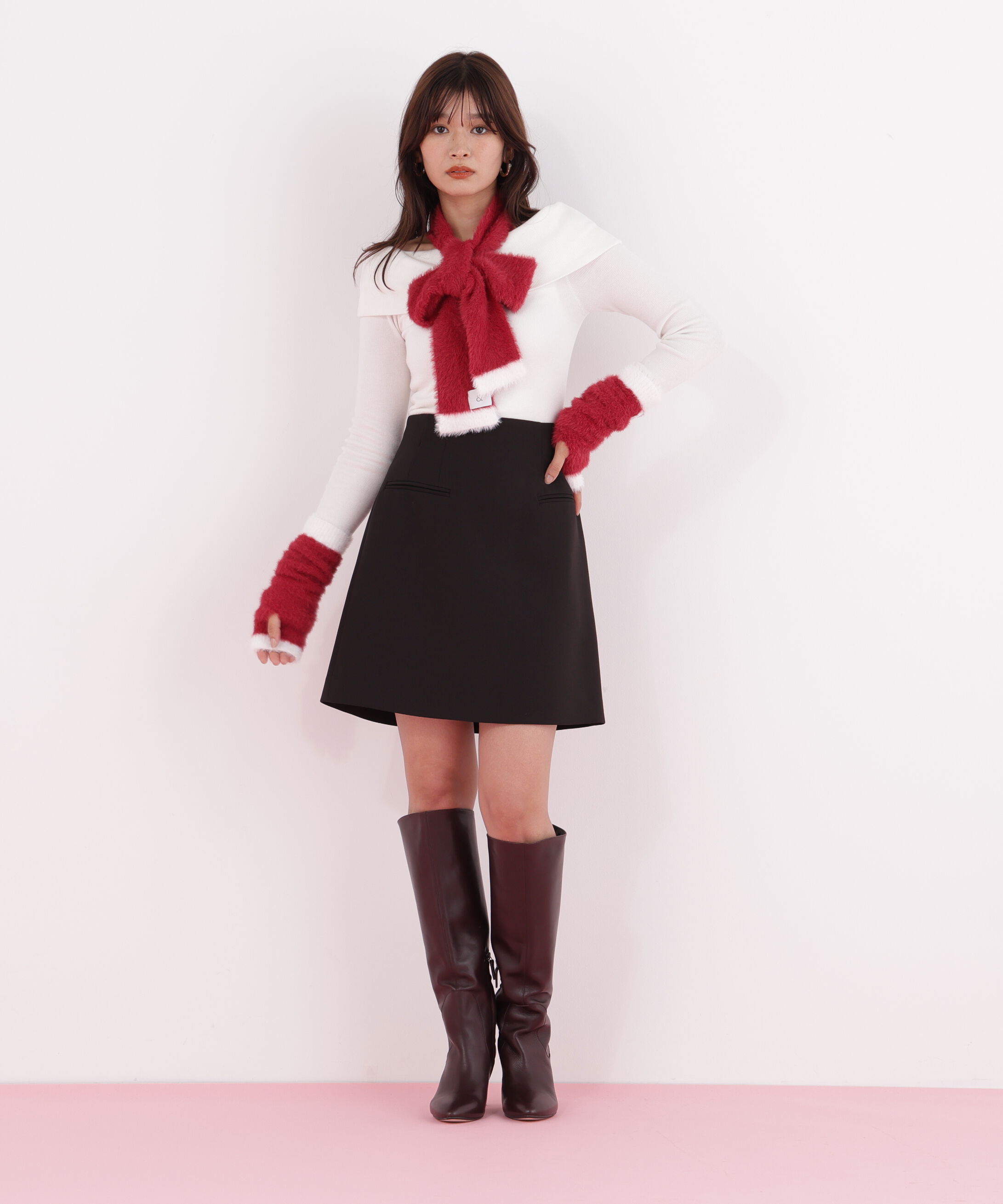  「［WEB限定］ストール＆ハンドウォーマーセット」|バンダナ・スカーフ|