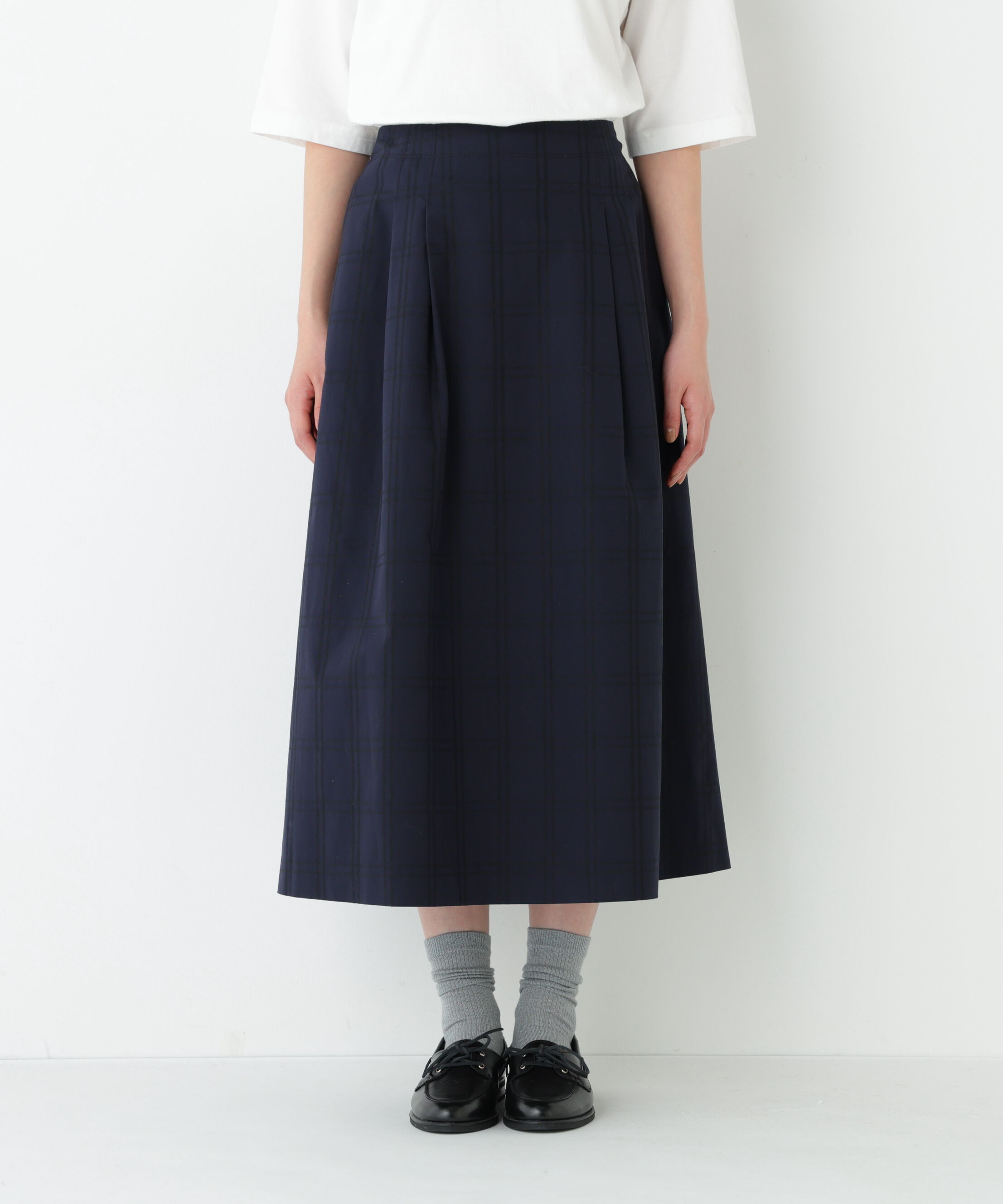  「◆オリジナル先染めチェックタックスカート」|スカート|