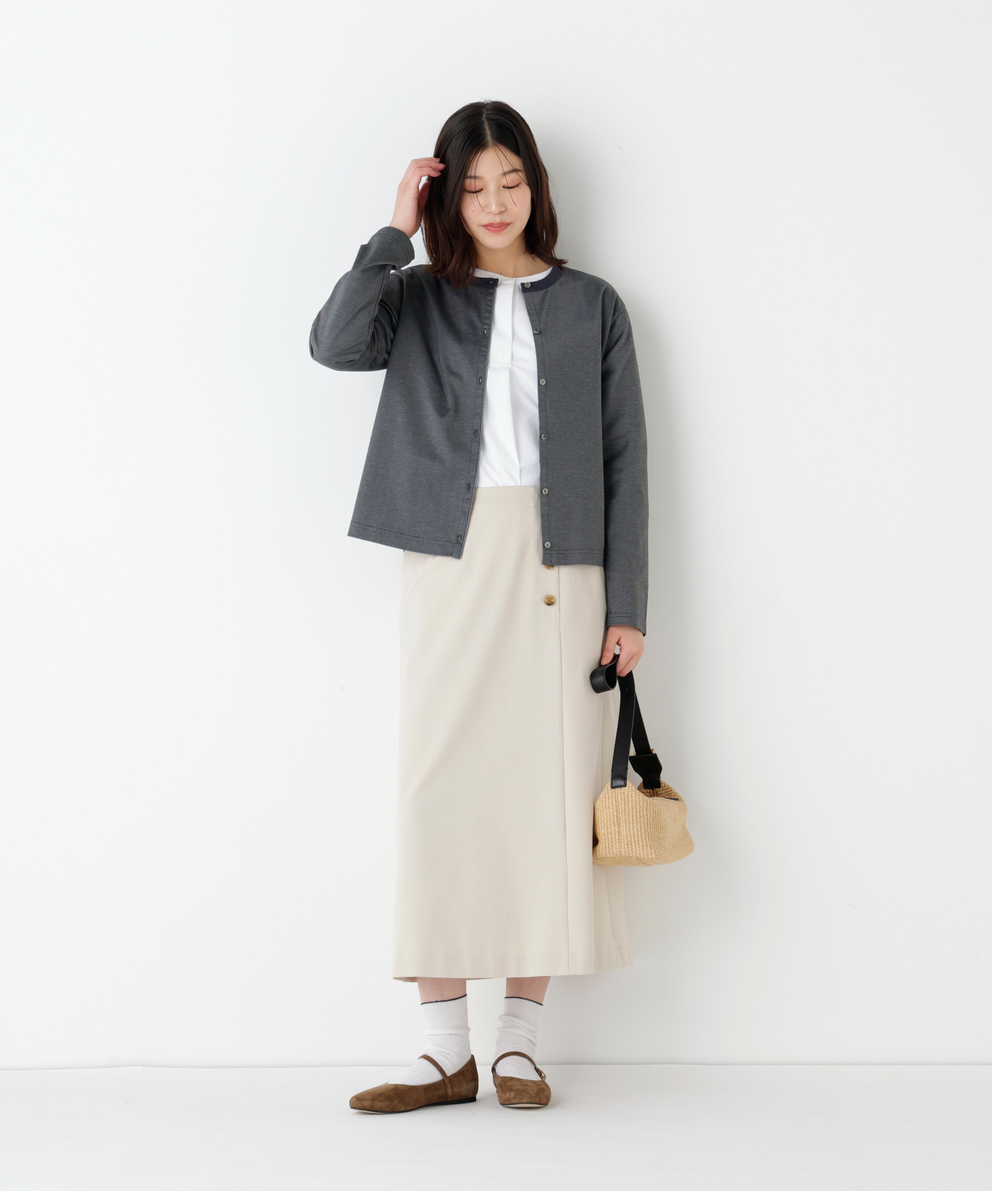  「◆ストレッチポンチＡラインスカート」|スカート|