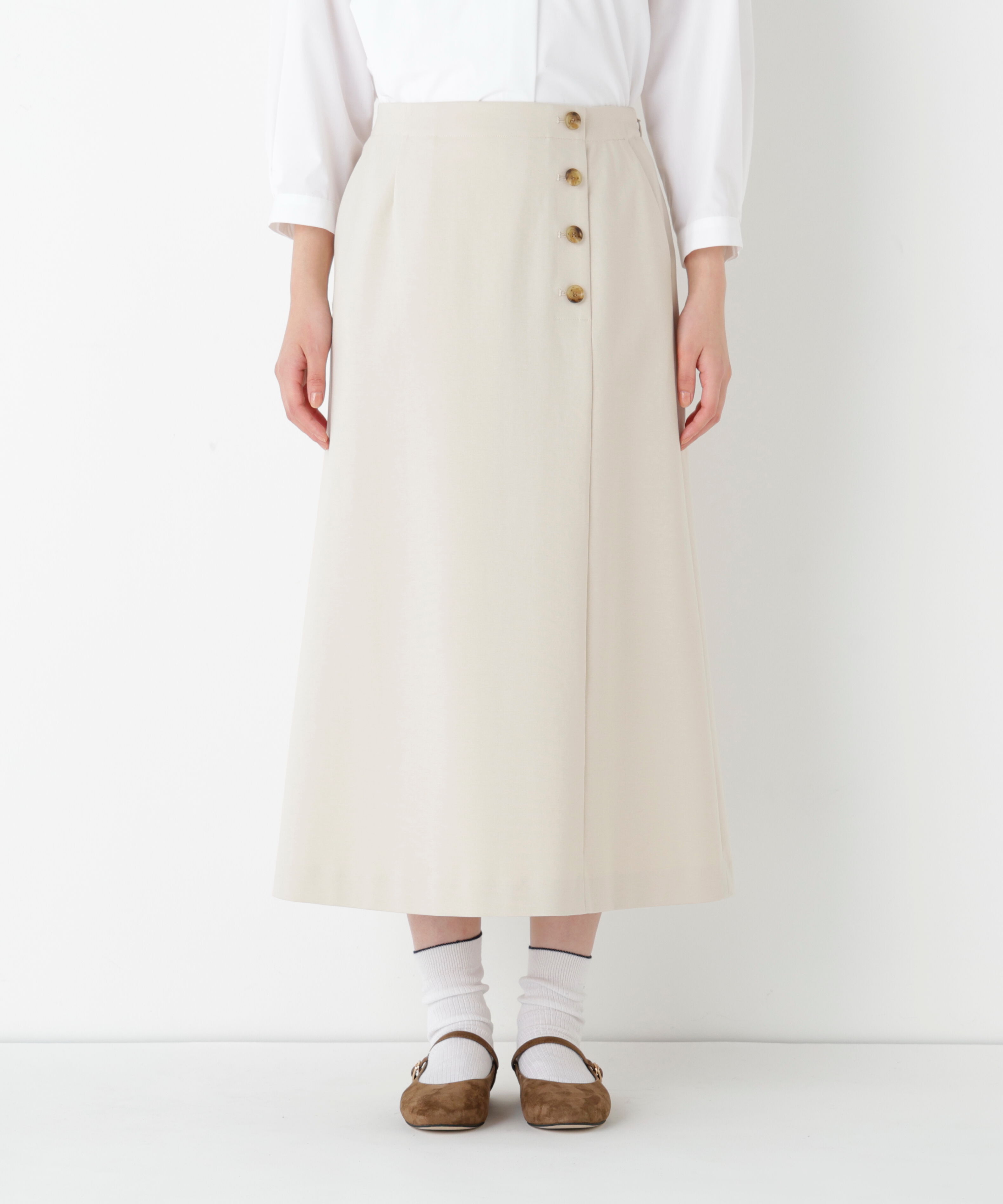  「◆ストレッチポンチＡラインスカート」|スカート|