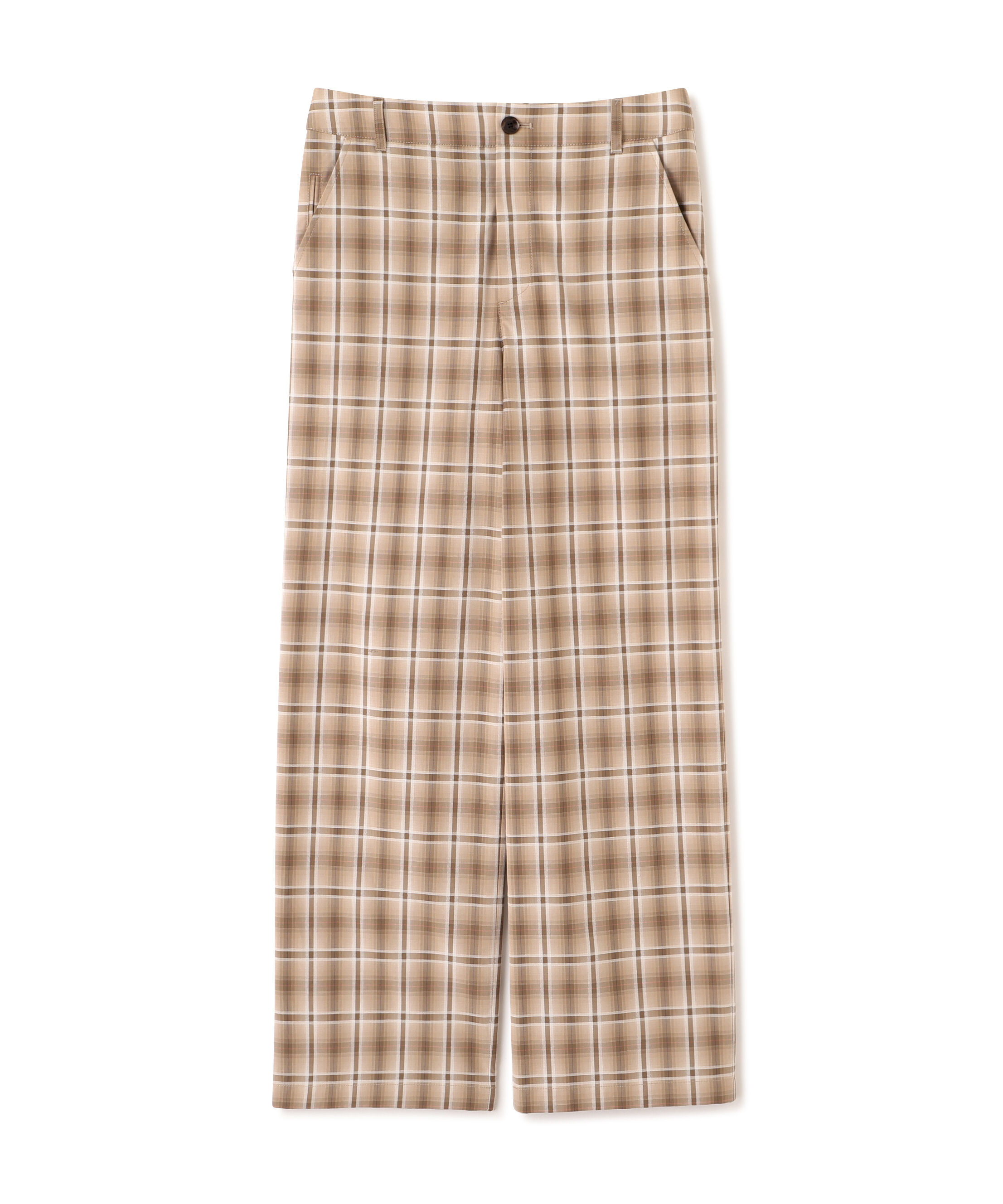  「◆先染めチェックストレートパンツ」|その他|