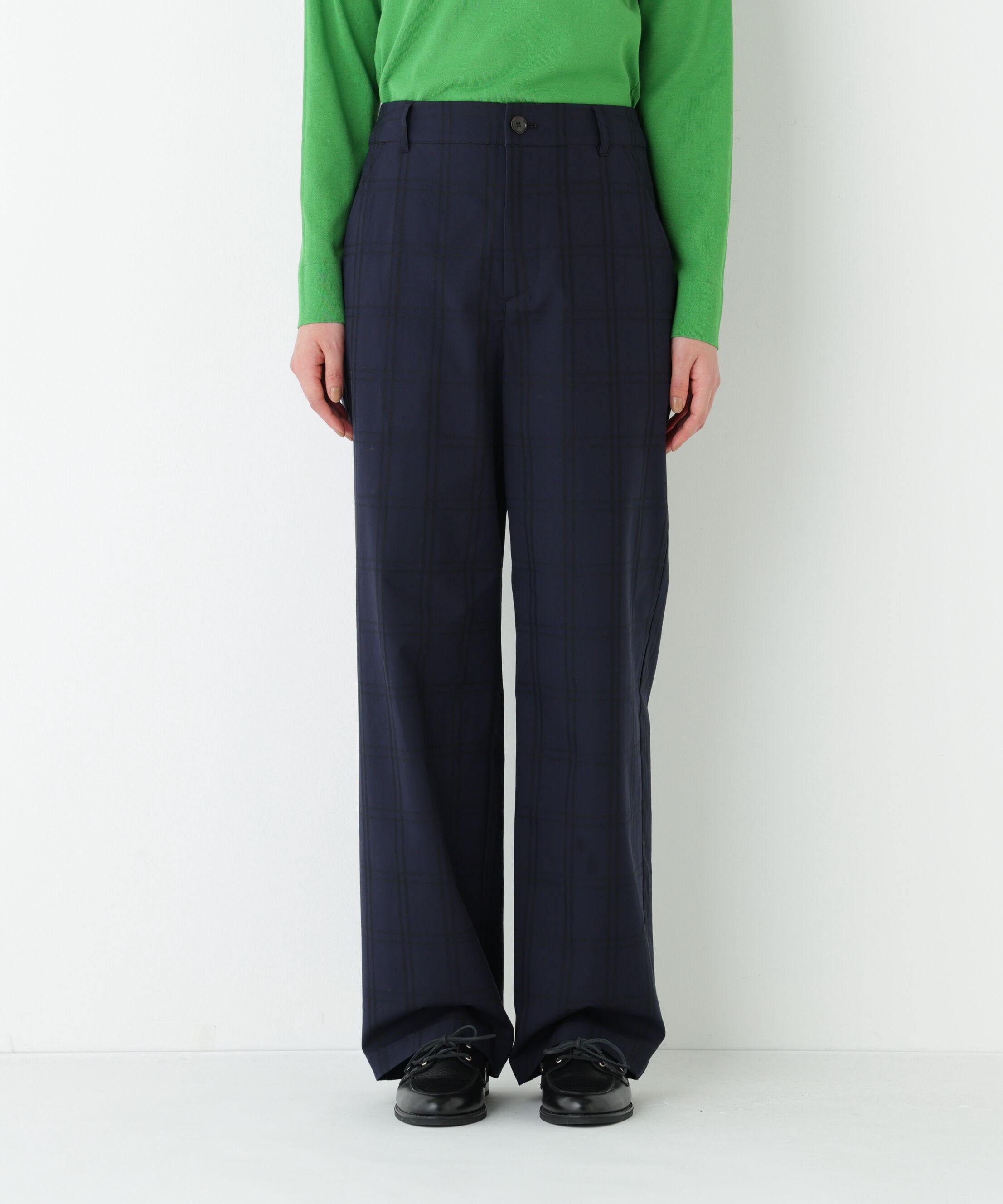  「◆先染めチェックストレートパンツ」|その他|