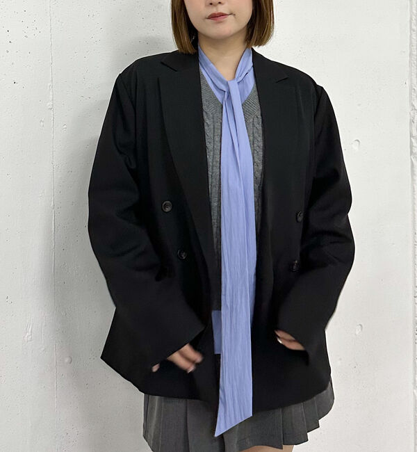 archives「&rsquo;【ＳＥＴＵＰ対応】ダブルプレストテーラージャケット&rsquo;」|テーラードジャケット|BLACK