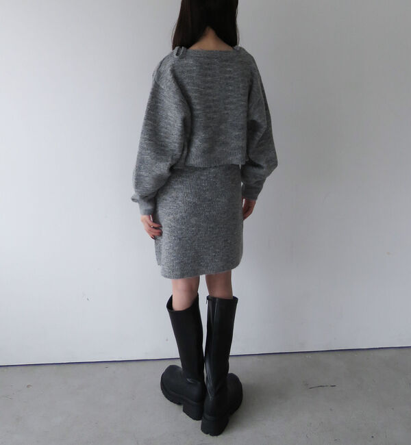 archives「肩リボンニットチュニックアンサンブル」|チュニック|