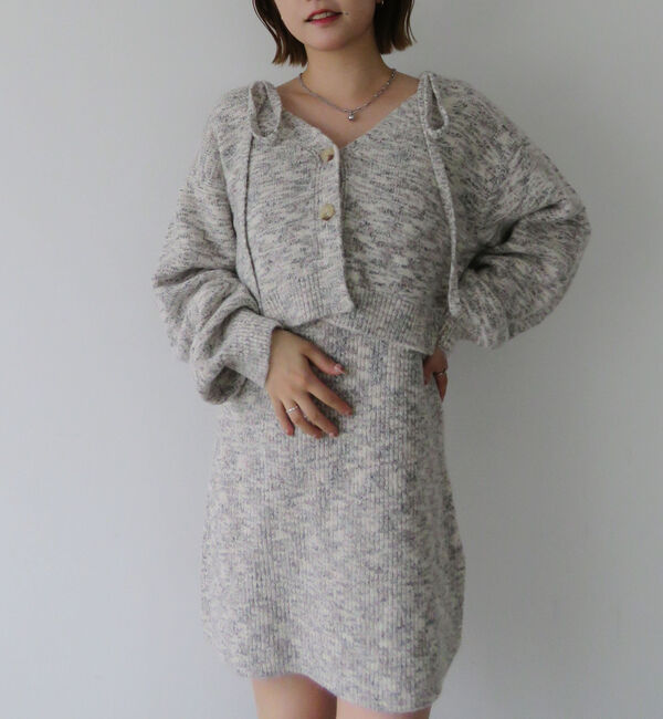 archives「肩リボンニットチュニックアンサンブル」|チュニック|