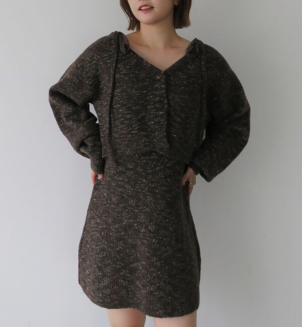 archives「肩リボンニットチュニックアンサンブル」|チュニック|