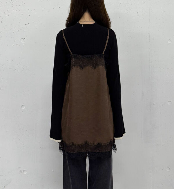 archives「トリムレースミニキャミワンピース」|チュニック|