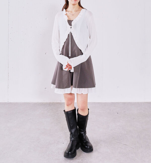 archives「裾レイヤードミニキャミワンピース」|ワンピース|