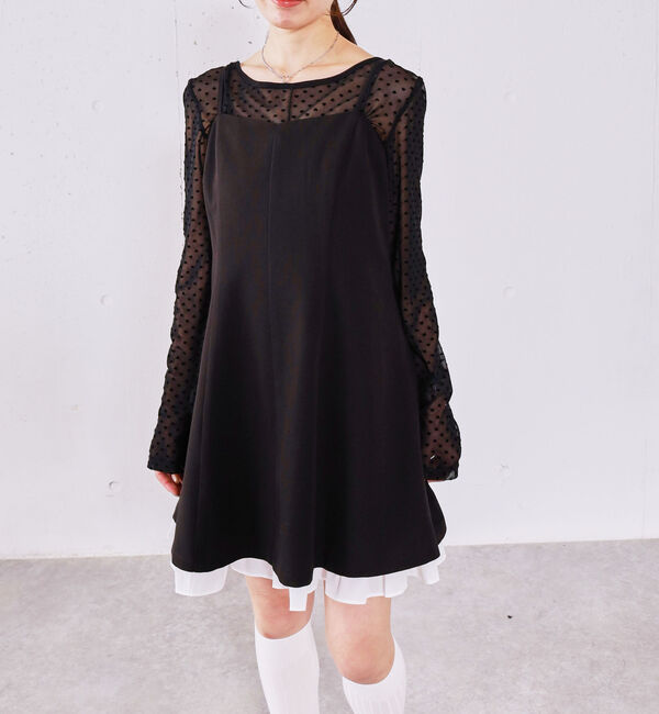 archives「裾レイヤードミニキャミワンピース」|ワンピース|