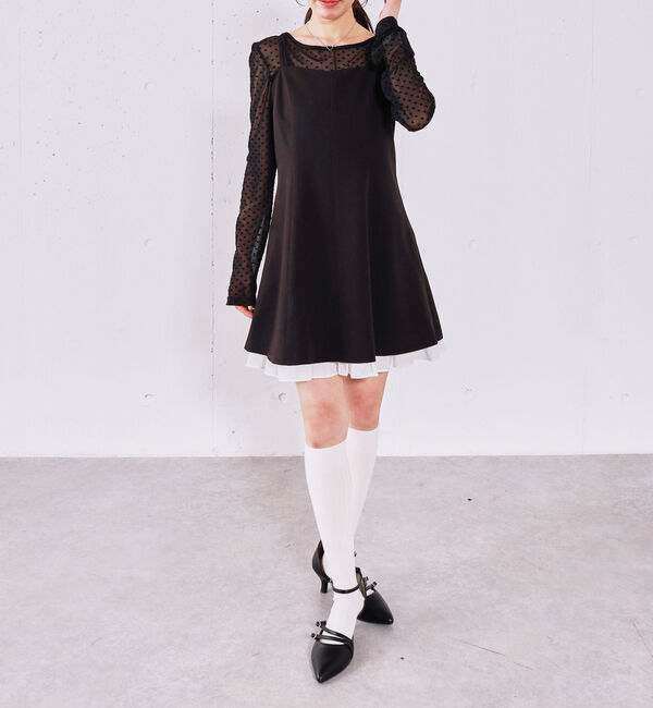 archives「裾レイヤードミニキャミワンピース」|ワンピース|