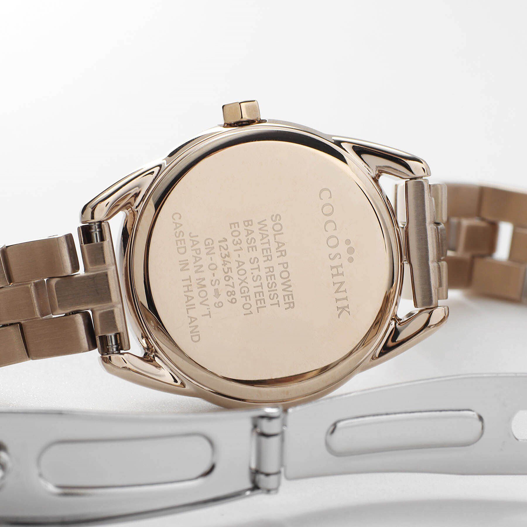 COCOSHNIK「RGラウンド ブレスレットウォッチ（ブラックマット）」|腕時計|