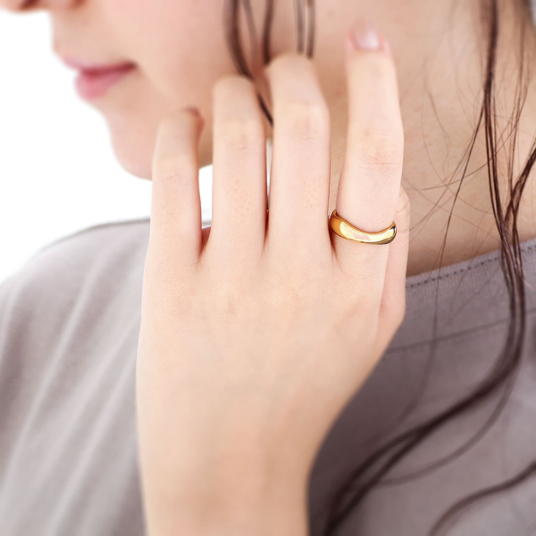 COCOSHNIK ONKITSCH「シルバー ニュアンスリングM GP」|リング|