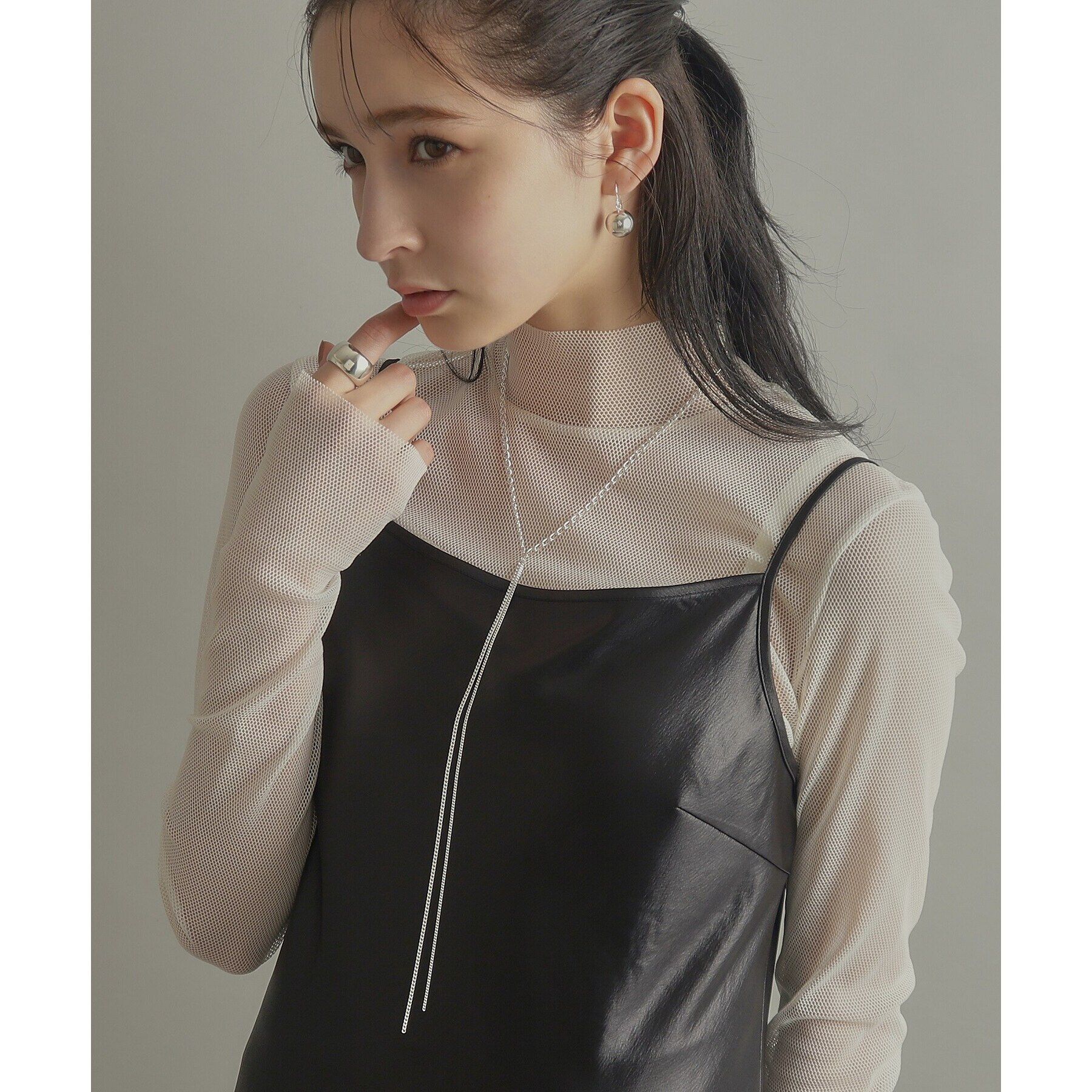 COCOSHNIK ONKITSCH「シルバー ボリュームリング ドーム」|リング|