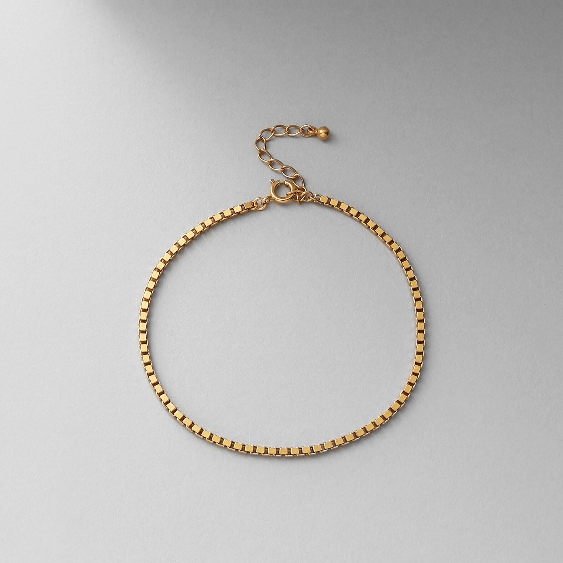 COCOSHNIK ONKITSCH「シルバー デザインチェーン ベネチアンブレスレットM GP」|ブレスレット・バングル|