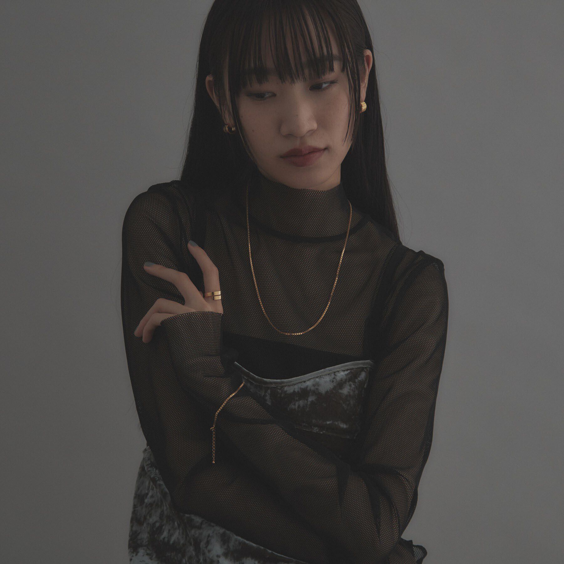 COCOSHNIK ONKITSCH「シルバー デザインチェーン ベネチアンブレスレットM GP」|ブレスレット・バングル|