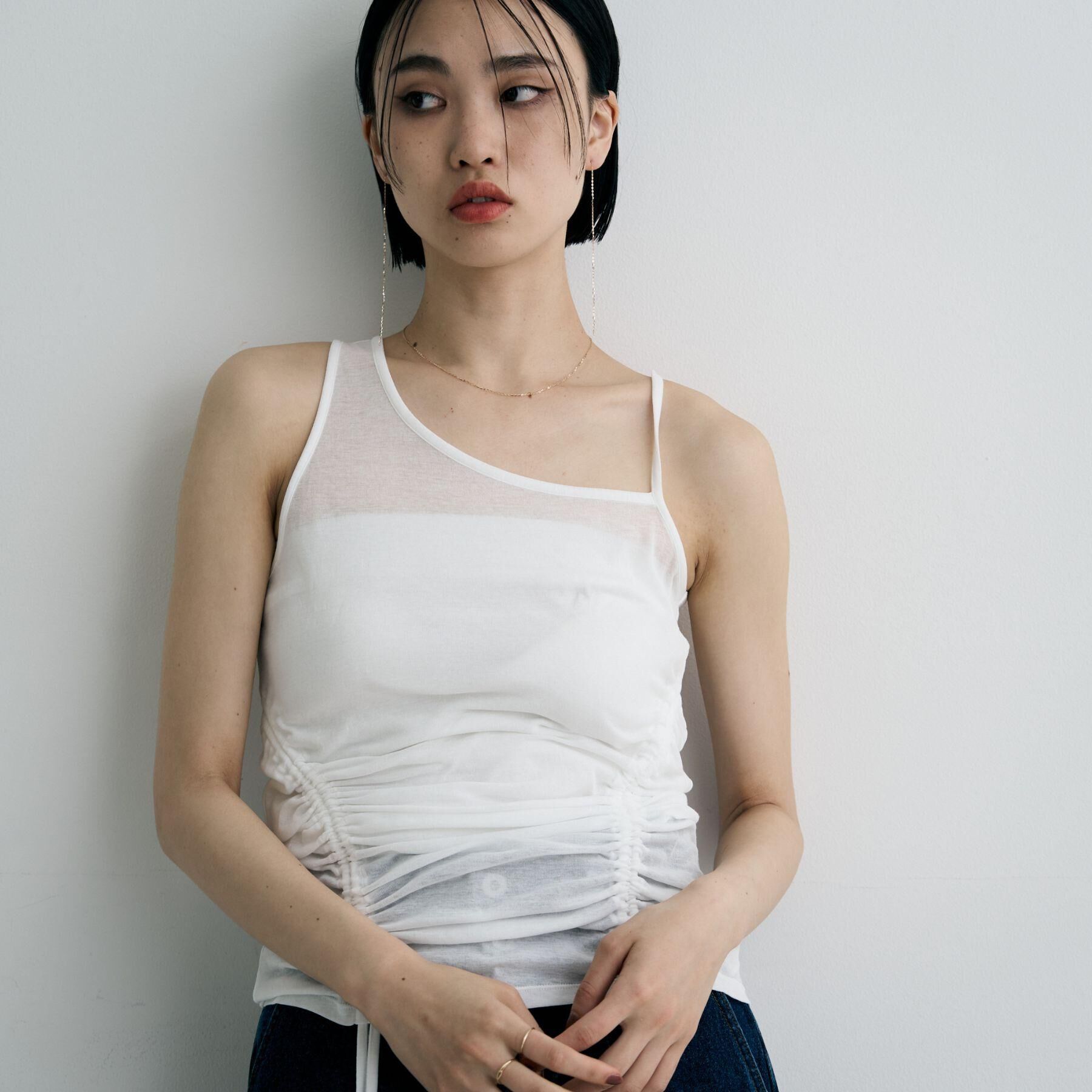 COCOSHNIK ONKITSCH「K10スキニーネックレス フラッシュケーブル」|ネックレス|