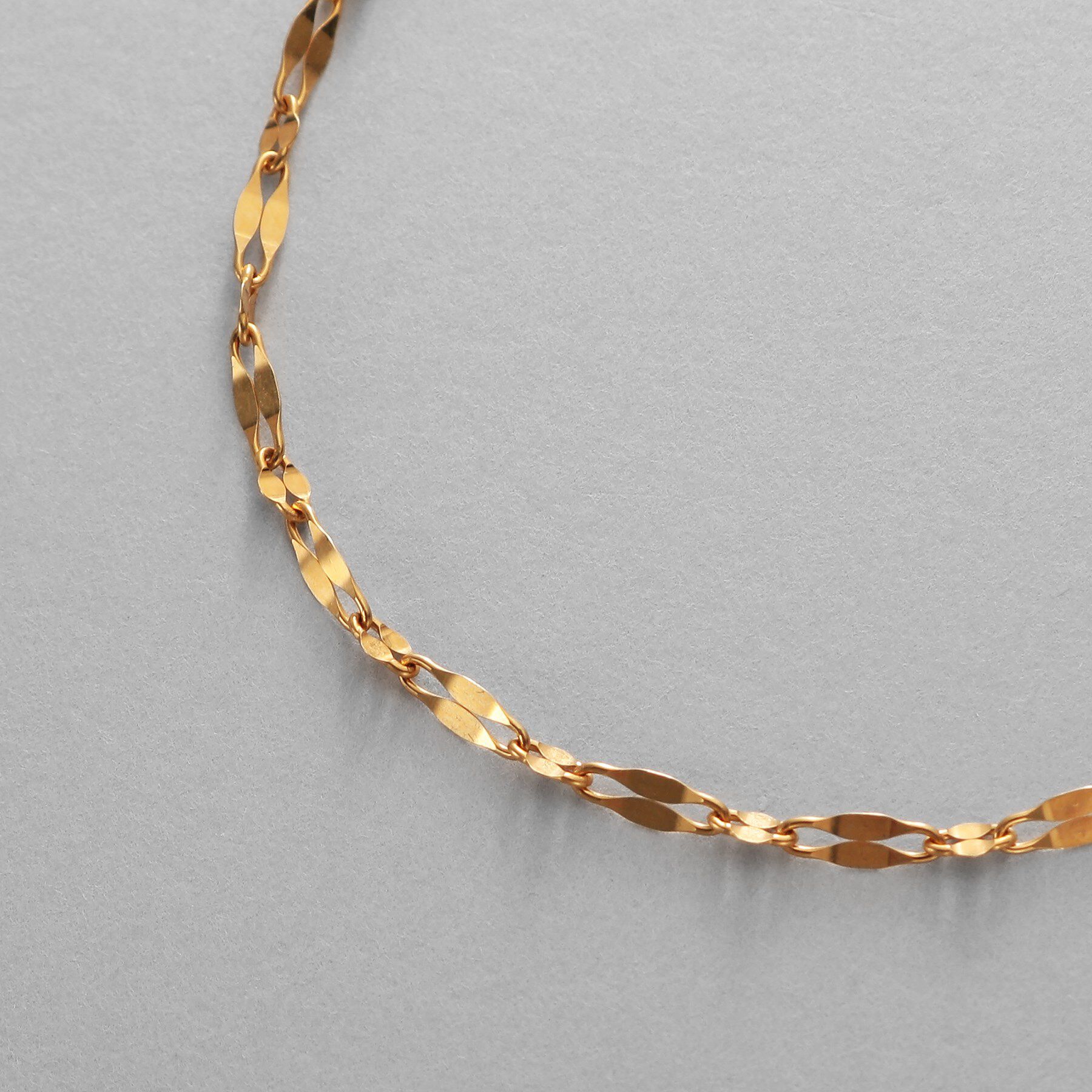 COCOSHNIK ONKITSCH「シルバー デザインチェーン デュアルペタルブレスレット GP」|ブレスレット・バングル|