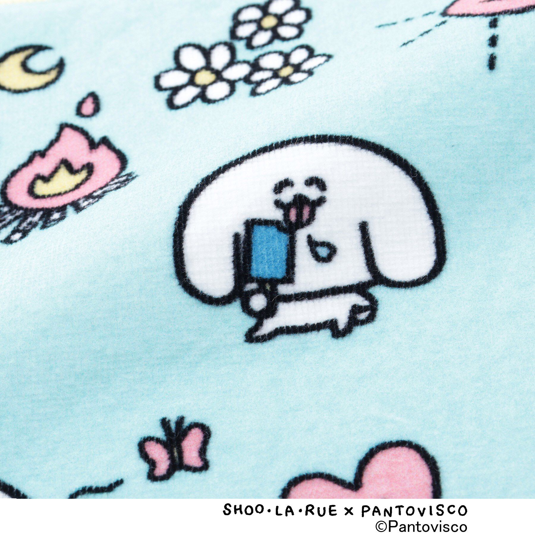 SHOO･LA･RUE「【パントビスコ／ぺろち】ハンドタオル」|ハンカチ|