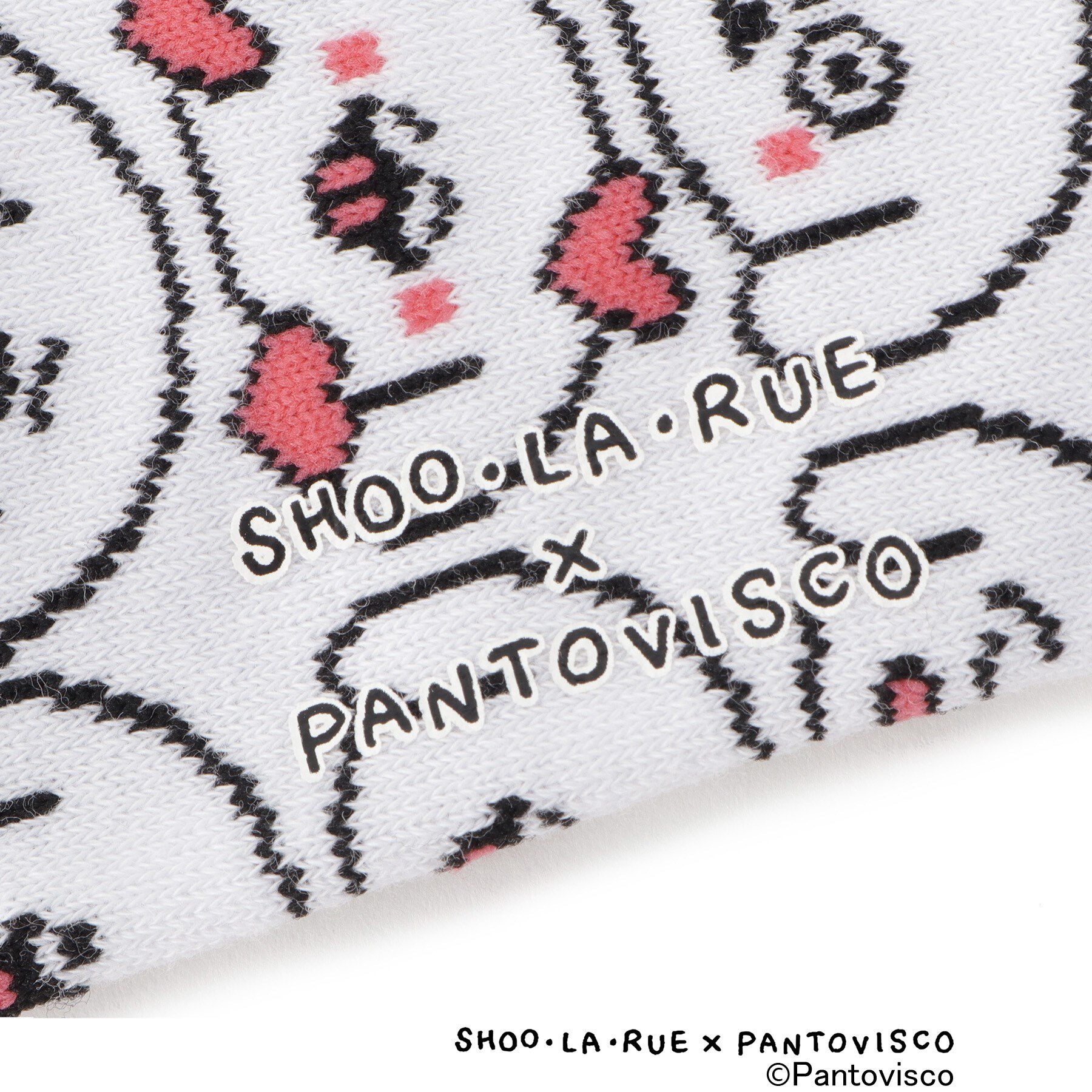 SHOO･LA･RUE「【パントビスコ／ぺろち】刺繍・ジャカード アソートソックス」|ソックス|