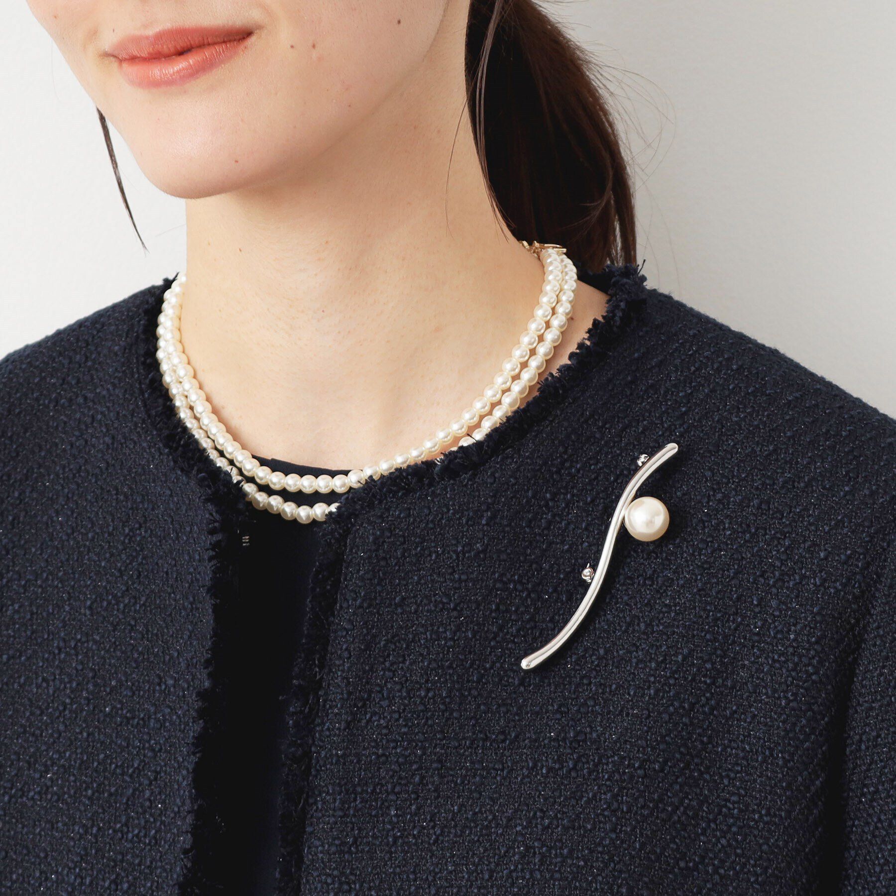 Dessin「【入卒／セレモニー】パール調ニュアンスブローチ」|ブローチ・コサージュ|