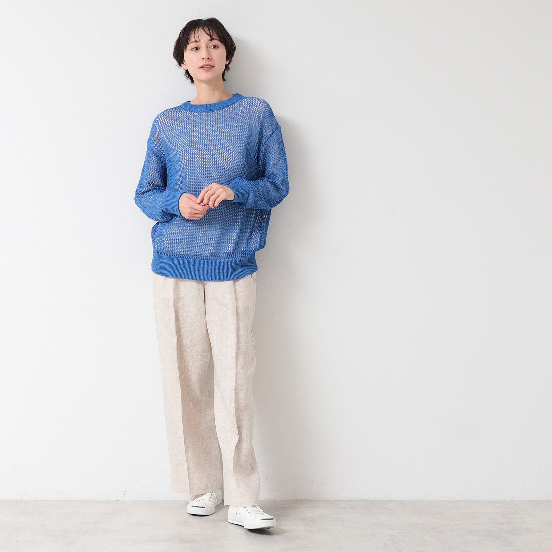 Dessin「【洗える】メッシュニット（S～L）」|ニット・セーター|