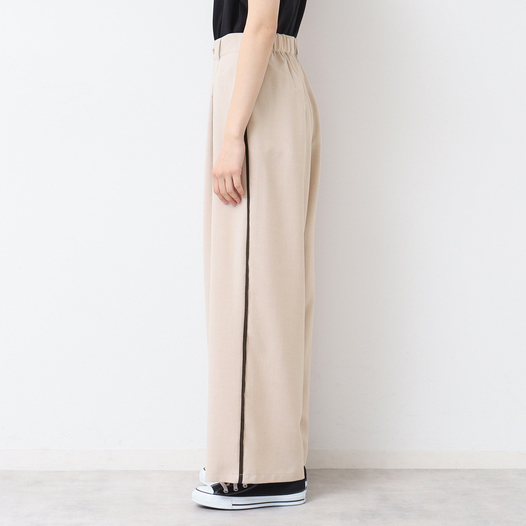 Dessin「【セットアップ可能・洗える】タック入りワイドパンツ（S～L）」|その他|