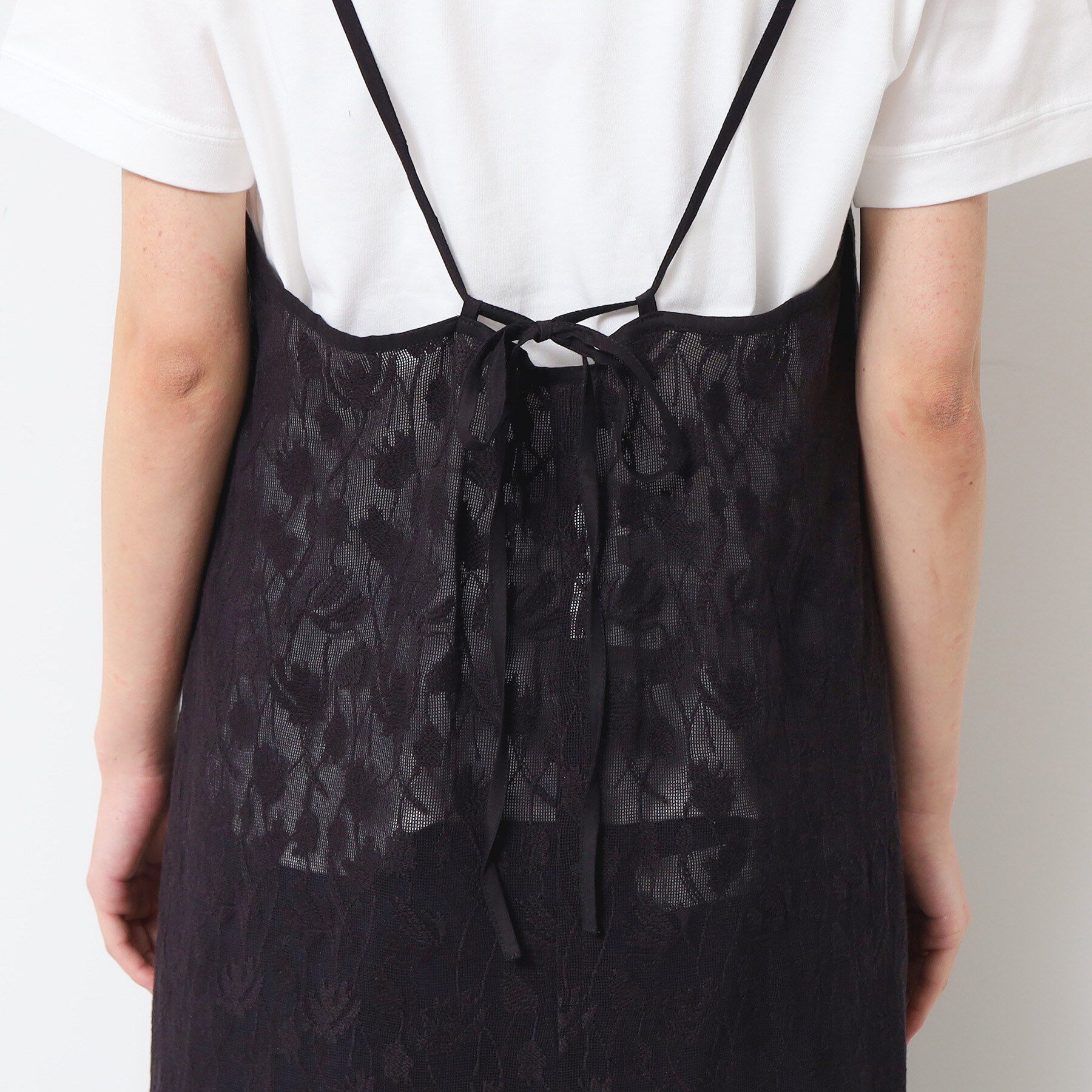 Dessin「【洗える】刺繍柄インドレースキャミワンピース」|ワンピース|