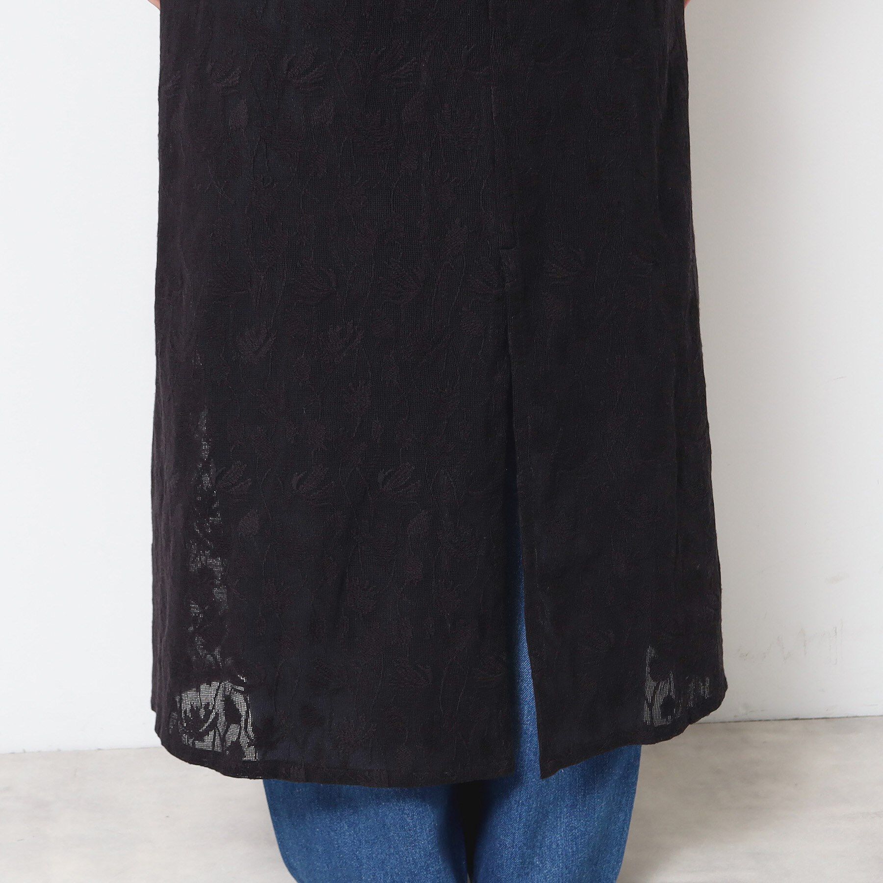 Dessin「【洗える】刺繍柄インドレースキャミワンピース」|ワンピース|