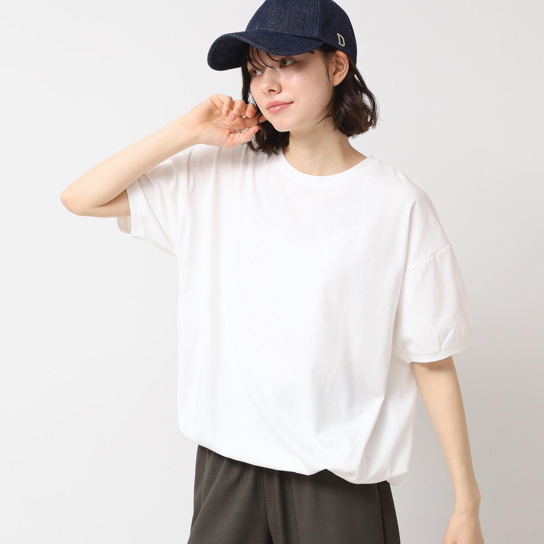 Dessin「【二の腕カバー/接触冷感/UV】ドローコードカットソー（XS～L）」|Tシャツ・カットソー|