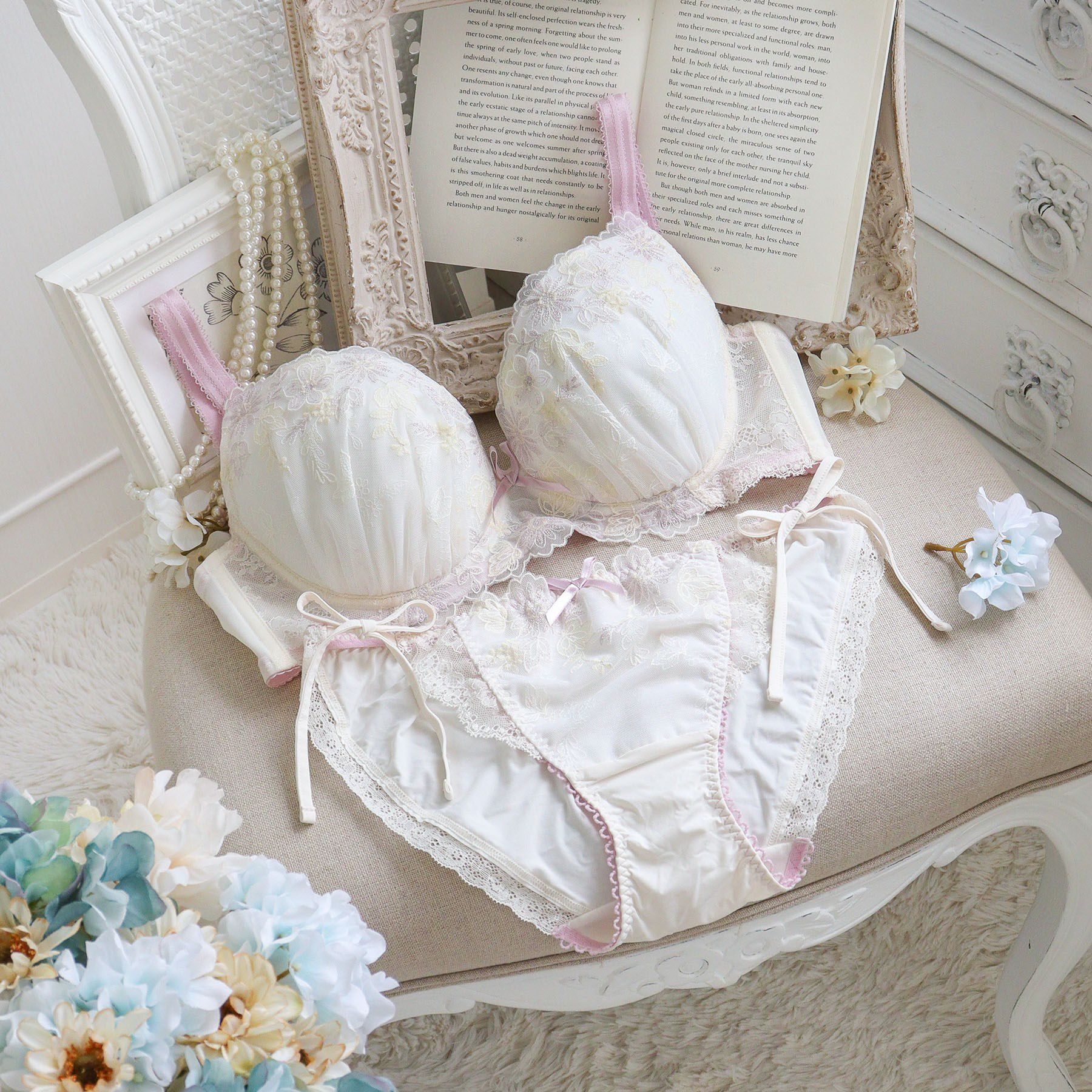 Risa Magli「リゼット ブラジャー (G-H) ＜Glamor Bra／バストアップタイプ＞」|インナー|