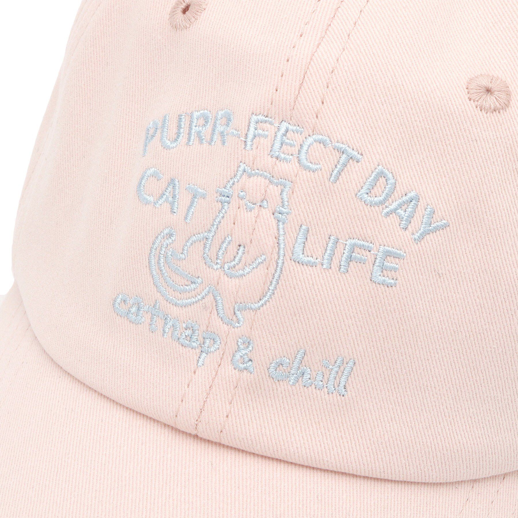 ITS&rsquo;DEMO「刺繍猫キャップ」|キャップ・キャスケット|