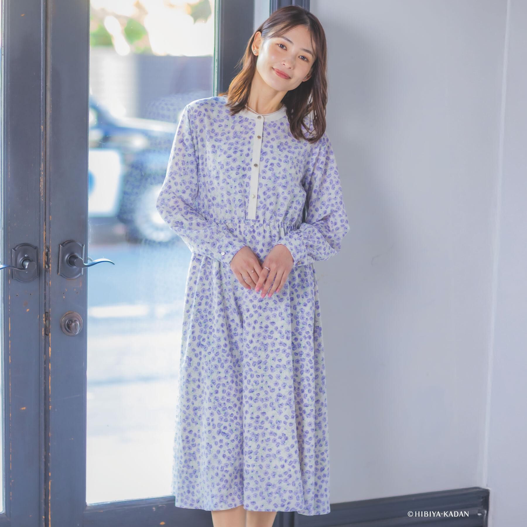 ITS&rsquo;DEMO「【ITS&rsquo;DEMO &times; HIBIYA－KADAN】楊柳ワンピース」|ワンピース|