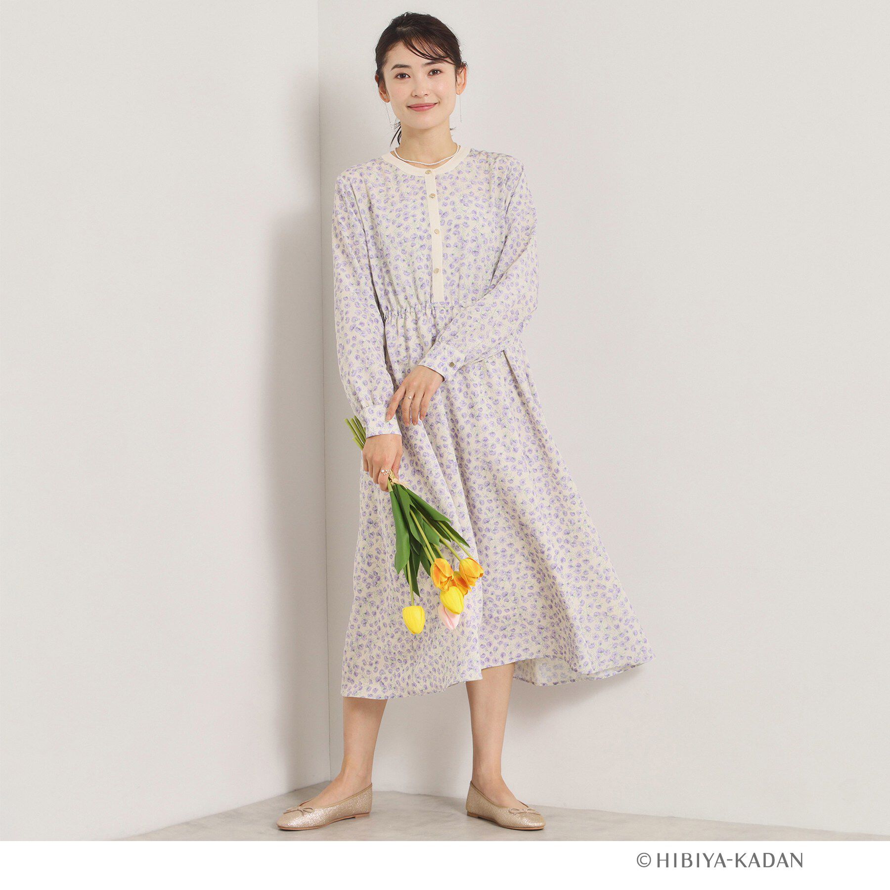 ITS&rsquo;DEMO「【ITS&rsquo;DEMO &times; HIBIYA－KADAN】楊柳ワンピース」|ワンピース|