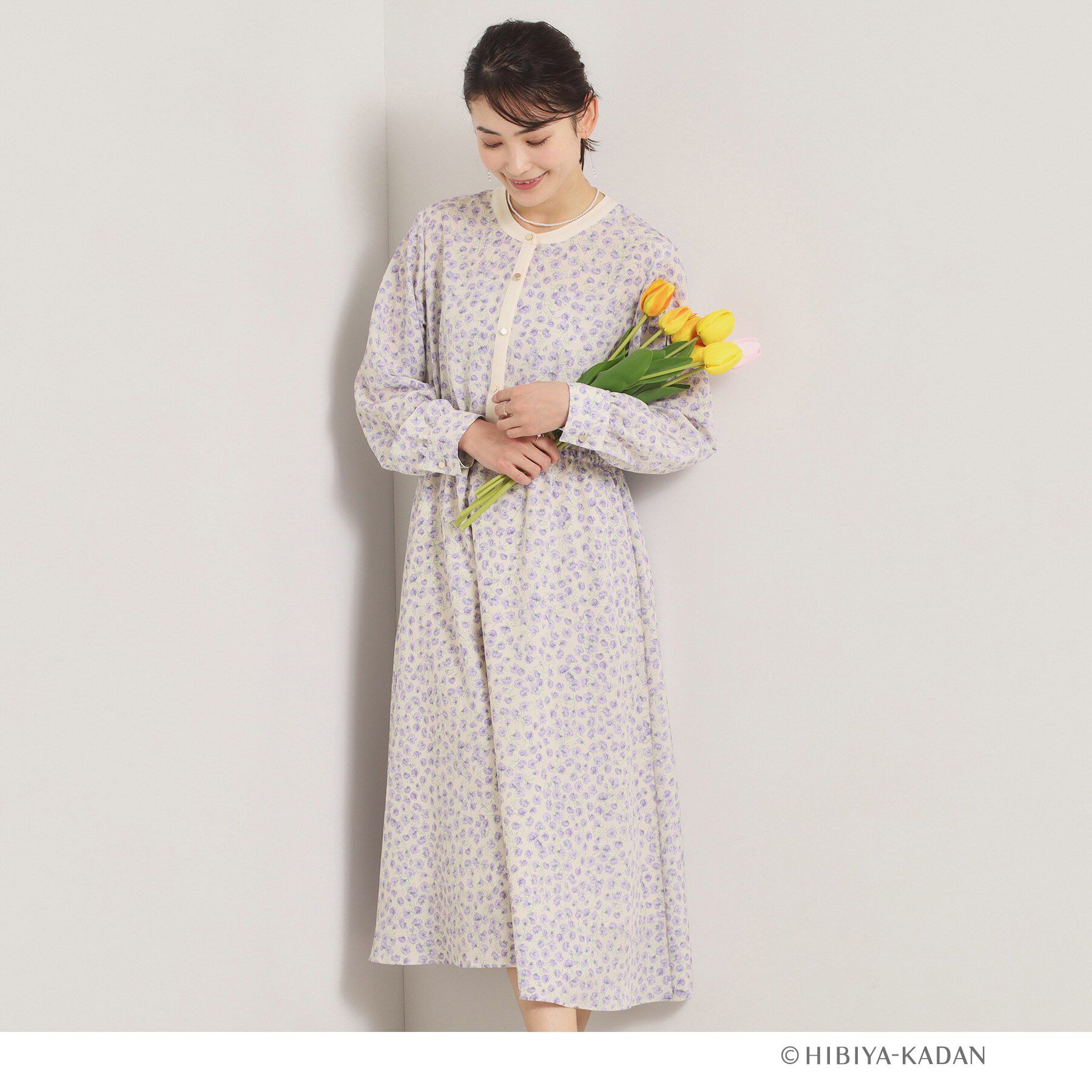 ITS&rsquo;DEMO「【ITS&rsquo;DEMO &times; HIBIYA－KADAN】楊柳ワンピース」|ワンピース|