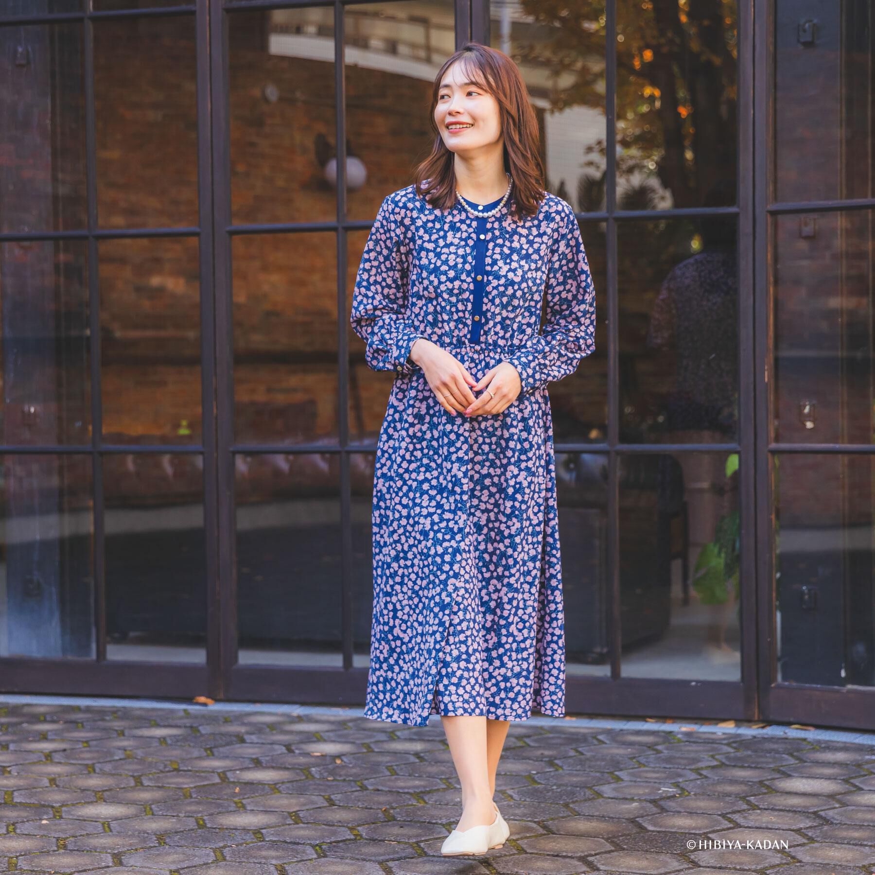 ITS&rsquo;DEMO「【ITS&rsquo;DEMO &times; HIBIYA－KADAN】楊柳ワンピース」|ワンピース|