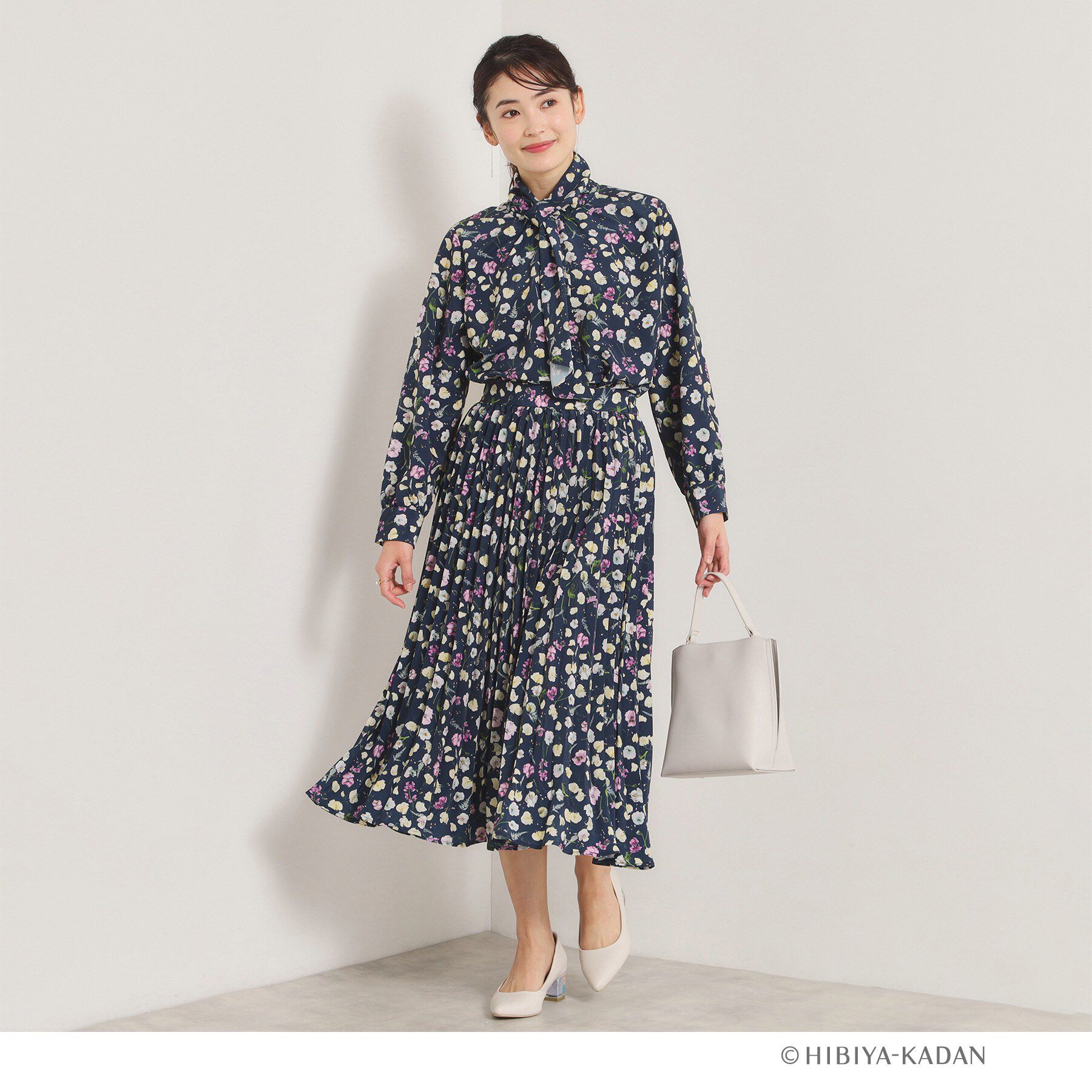 ITS&rsquo;DEMO「【ITS&rsquo;DEMO &times; HIBIYA－KADAN】楊柳プリーツスカート」|スカート|