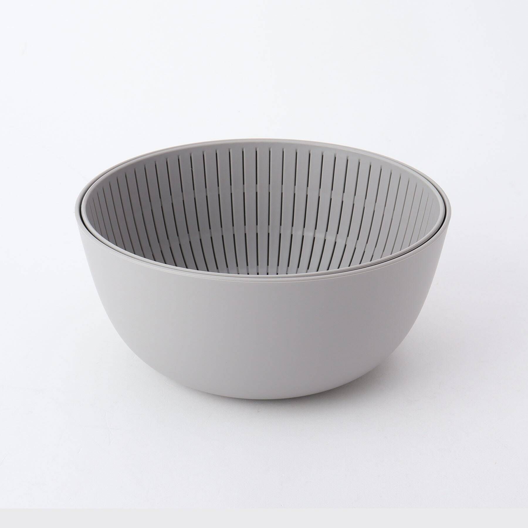 212 KITCHEN STORE「米とぎにも使えるザルとボール GY ＜like-it ライクイット＞」|食器・キッチングッズ|