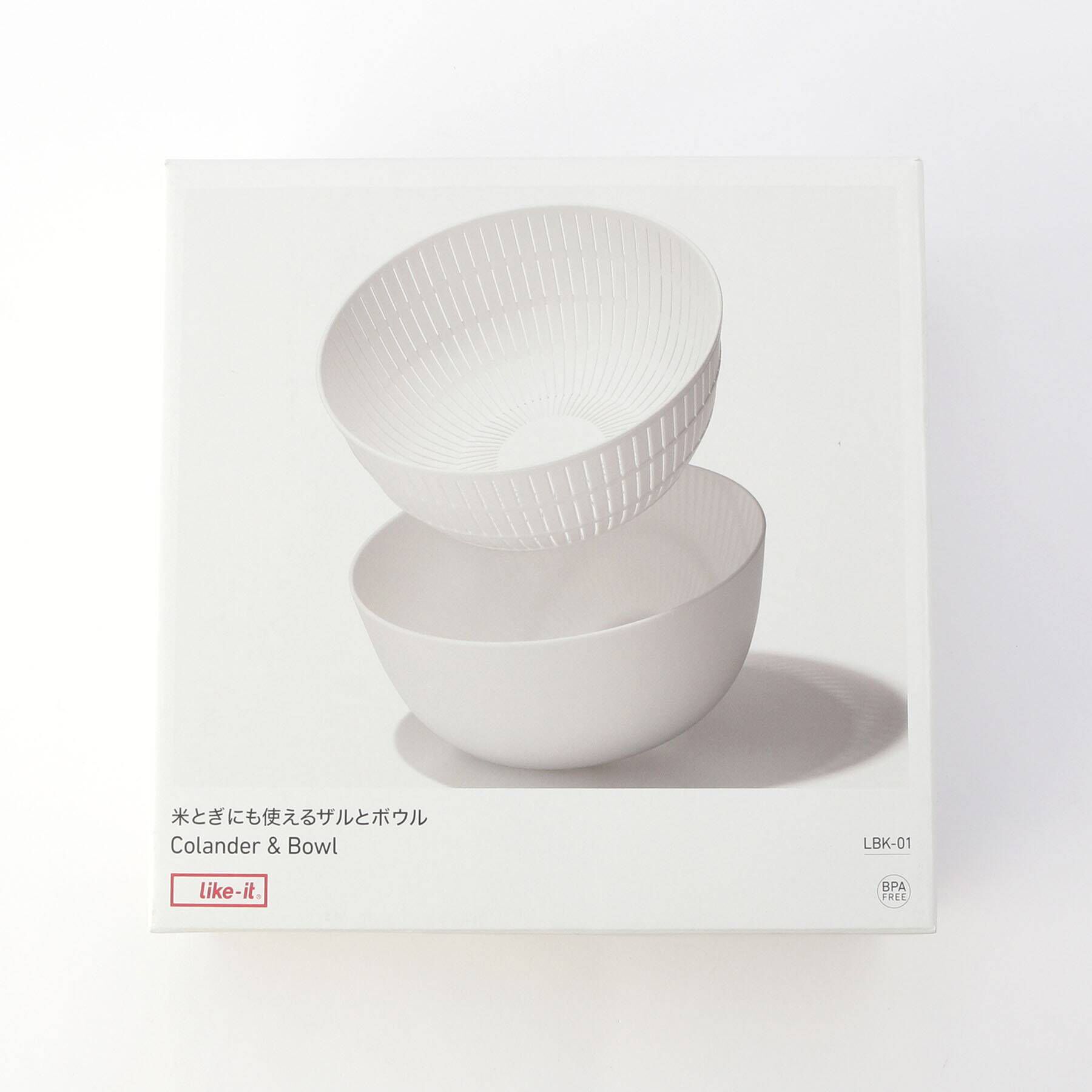 212 KITCHEN STORE「米とぎにも使えるザルとボール GY ＜like-it ライクイット＞」|食器・キッチングッズ|